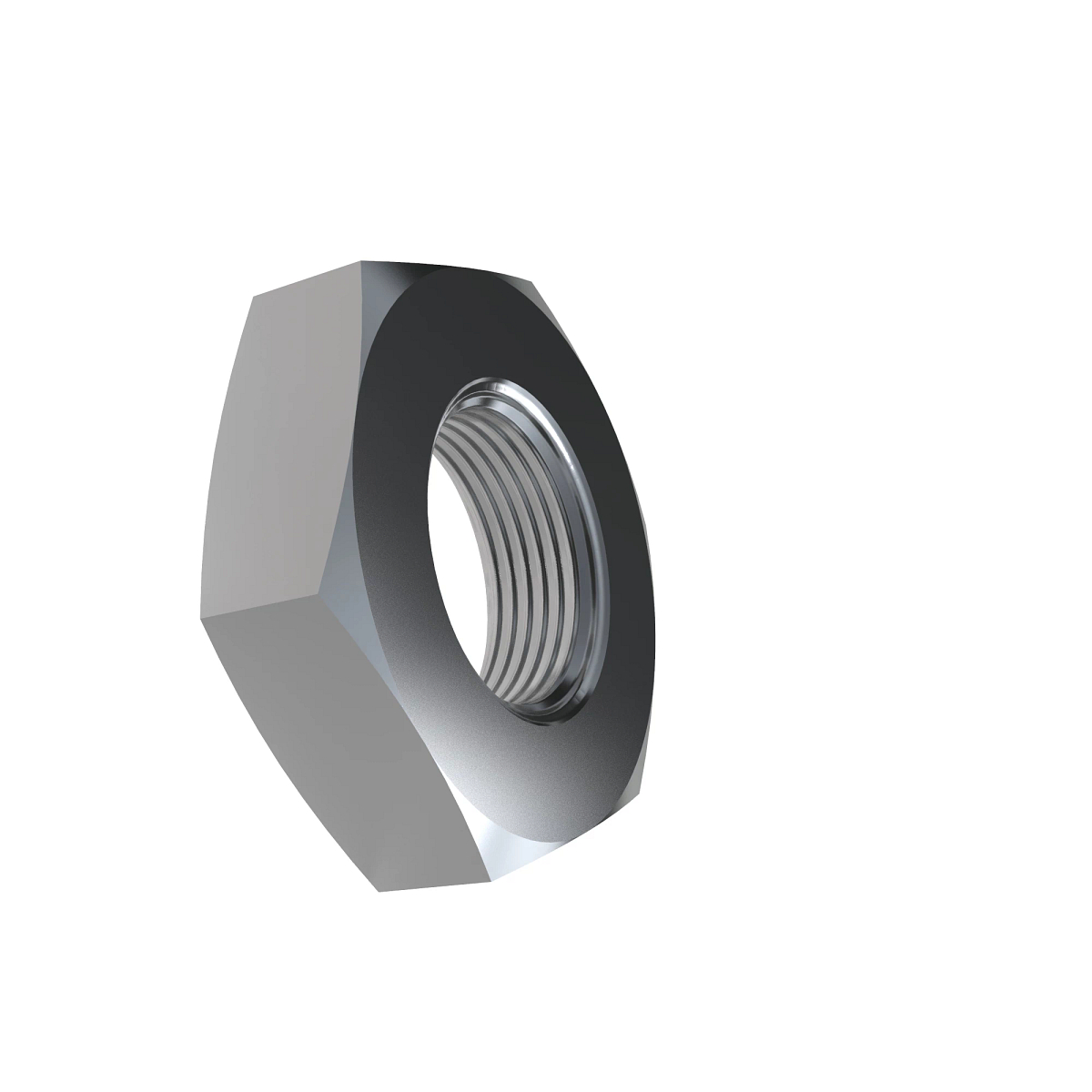 John Deere Hexagonal Nut, 3.175 mm (1/8") - E12379