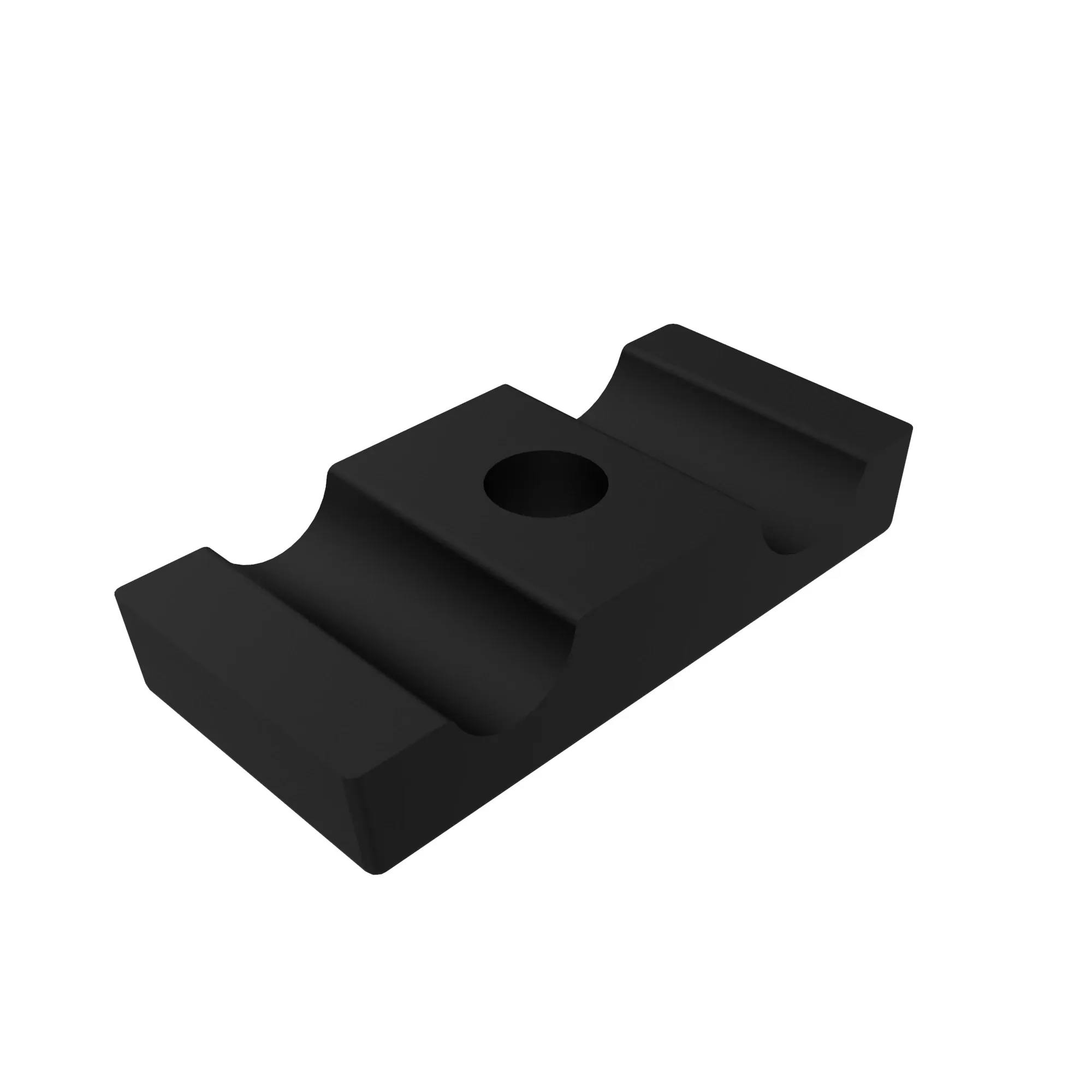 HALF CLAMP, TWIN 5/8 X 1/2 OD TUBIN