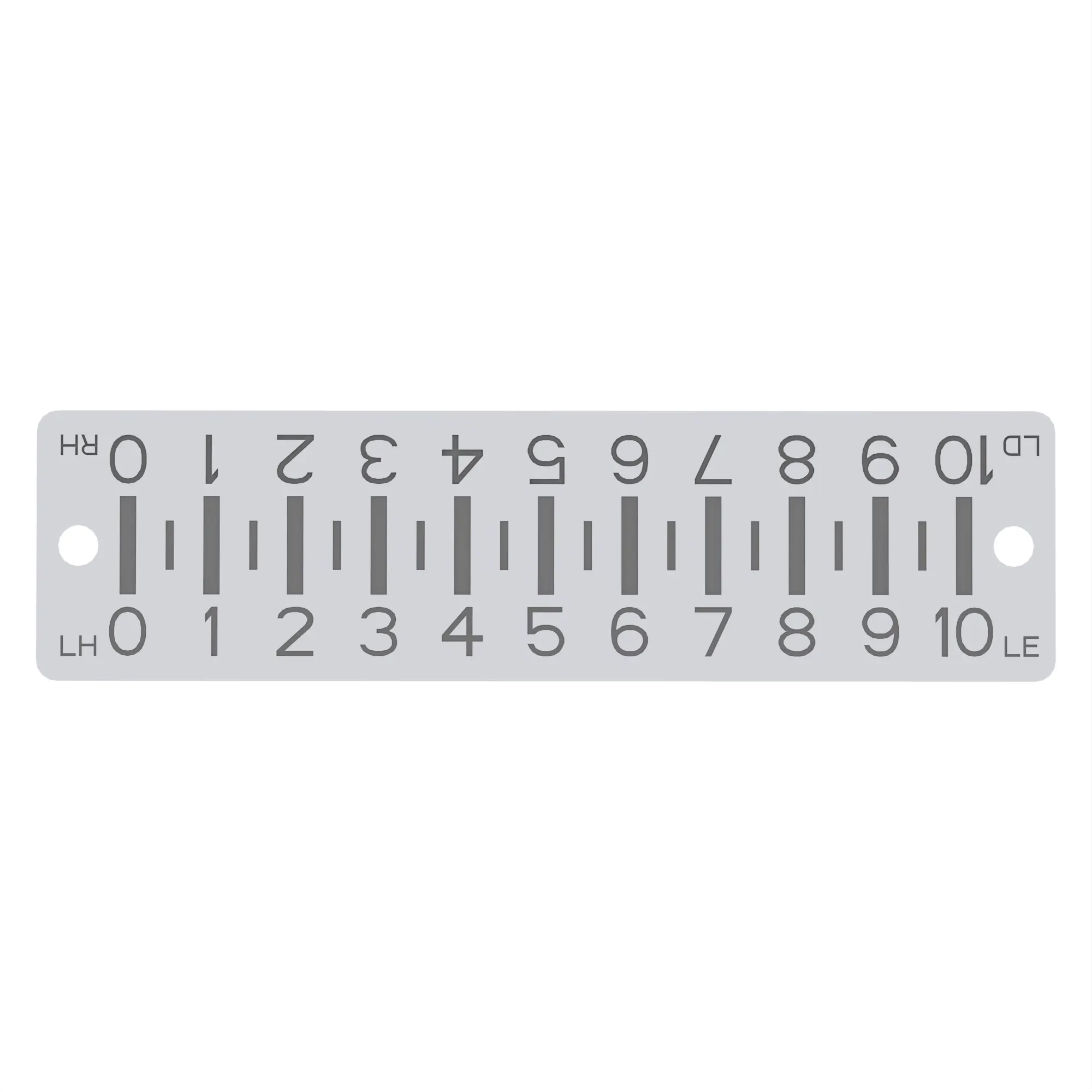 John Deere Elevator Chain Adjust Indicator Plate - CXT17043