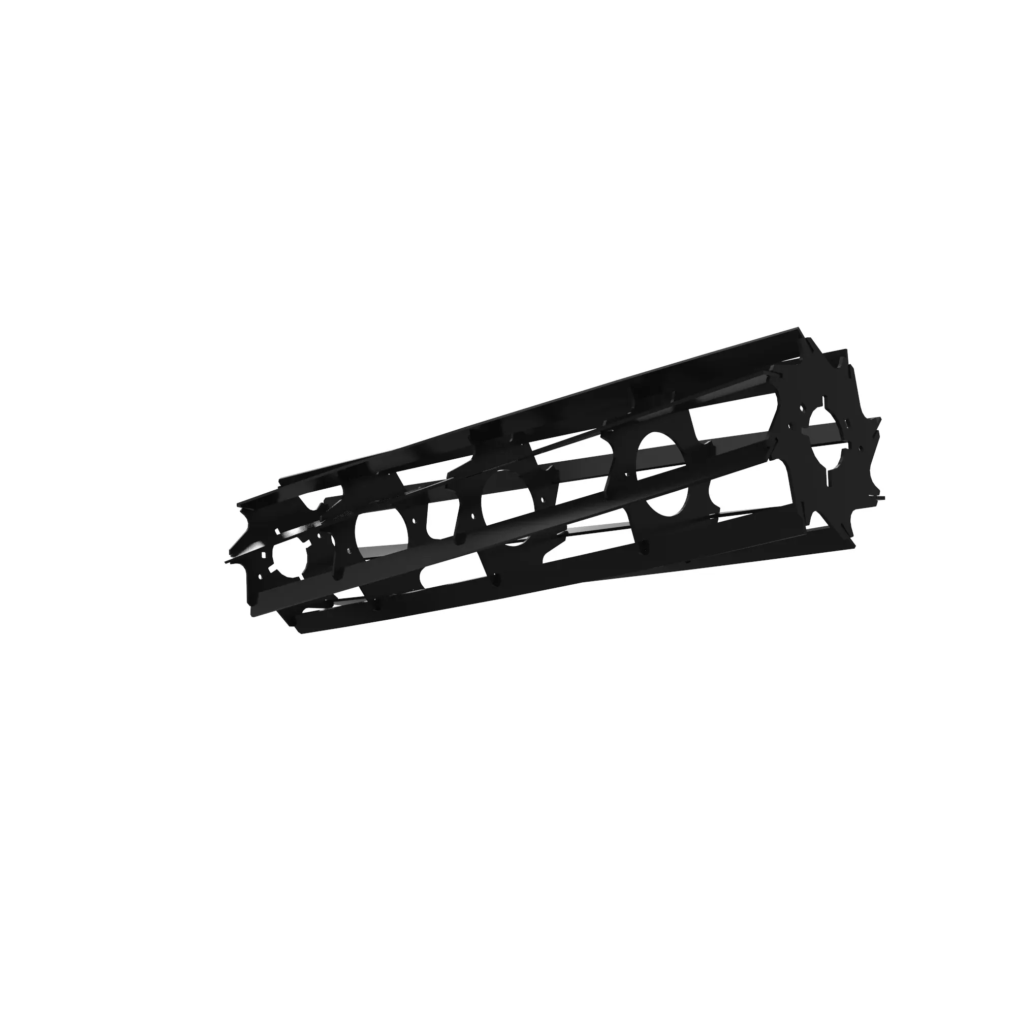 John Deere Flat Bar Rolling Basket - AKK31596