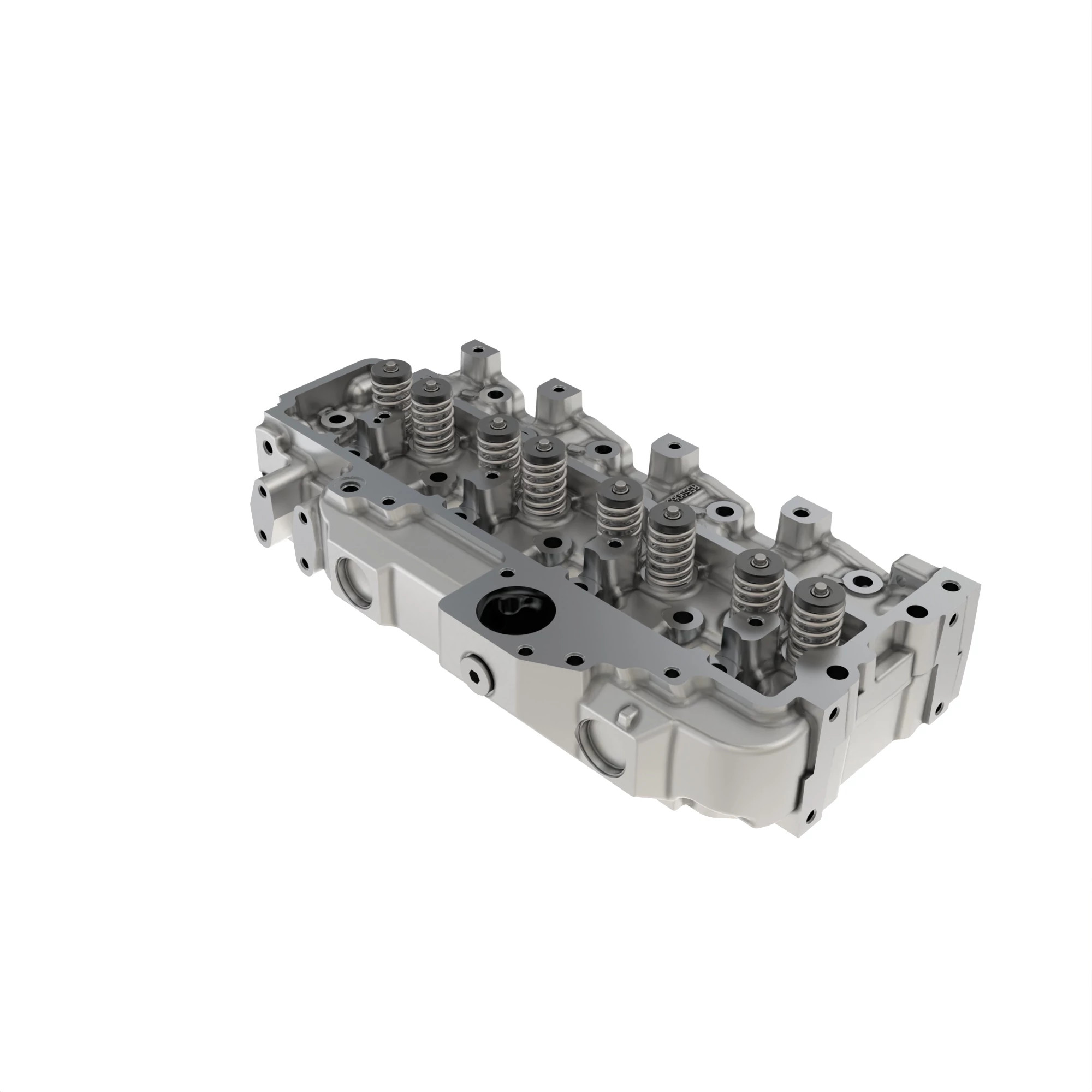 John Deere Cylinder Head with Valves - RE525458