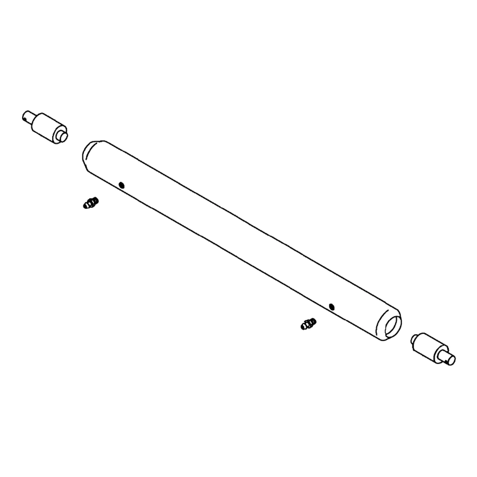 John Deere Smooth Front Roller with Bearings, 26 Inch - AMT2982