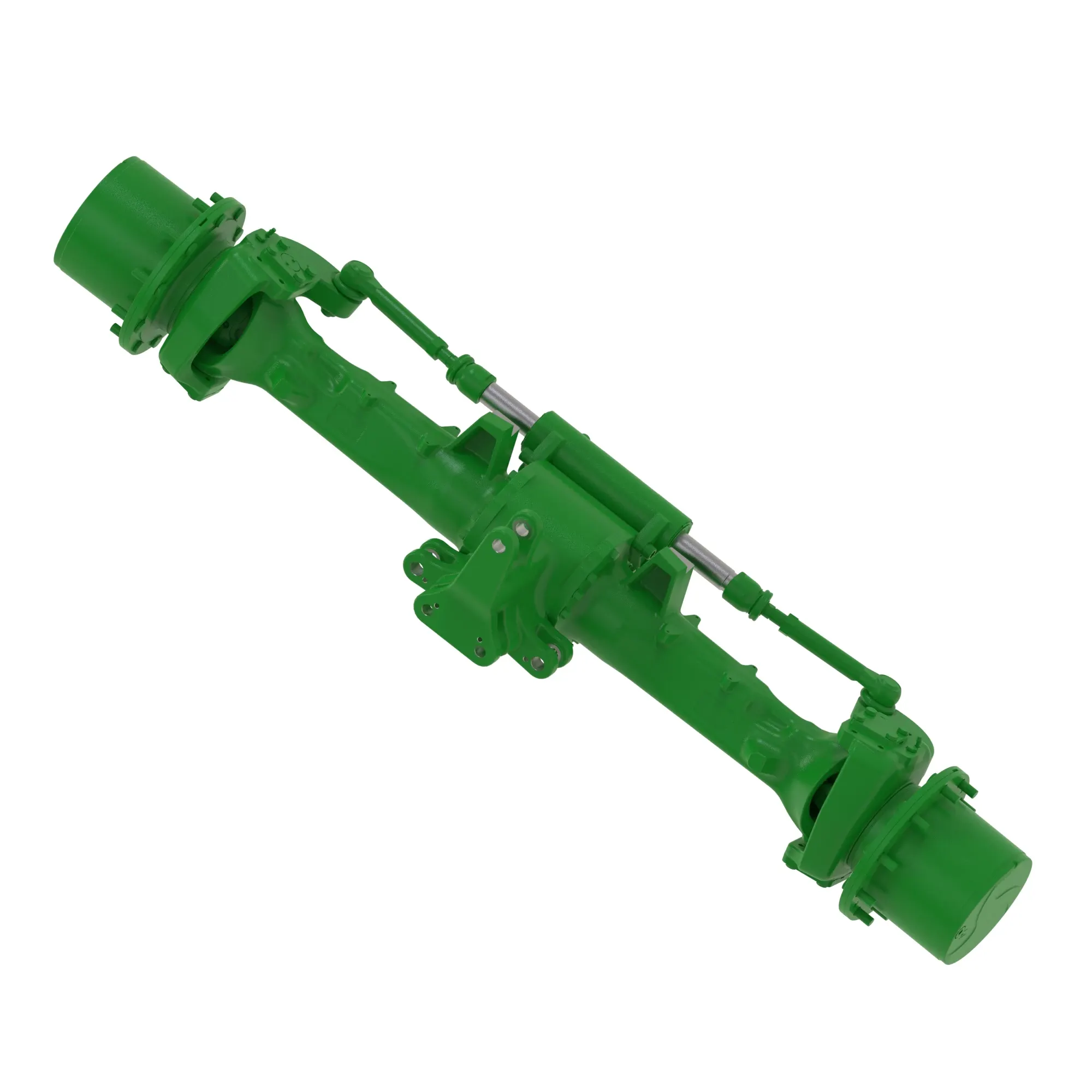MFWD I=13.160/TLS/BRAKE/LS DIFF LOCK (DANA 755/10089242), M60LD, King Pin=8, Caster=12, Camber=1, M18 steering cylinder ports