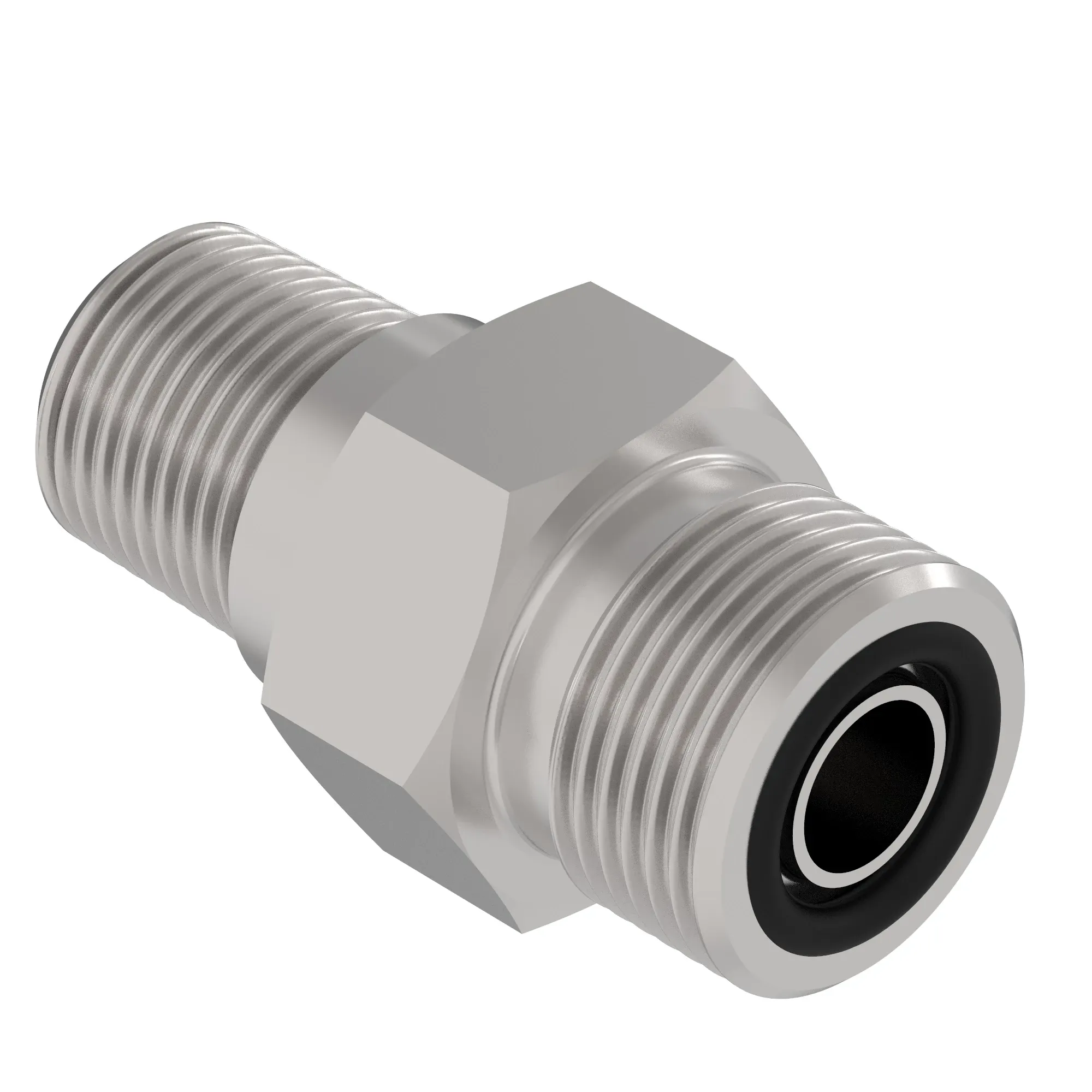 John Deere Straight Oil Inlet Connector Fitting - DZ106288