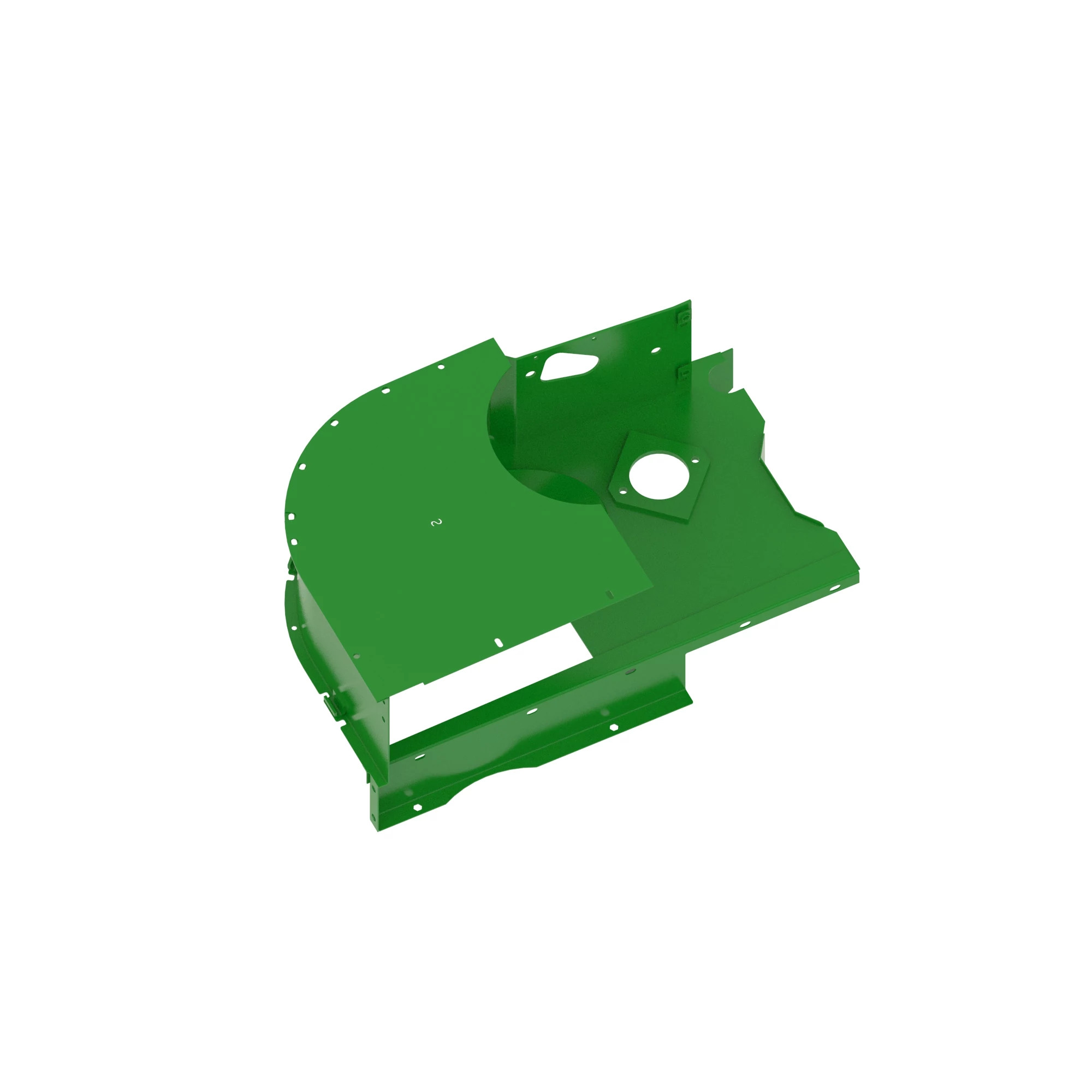 John Deere Upper Clear Grain Loading Auger Housing, High Unloading Rate - AH208116