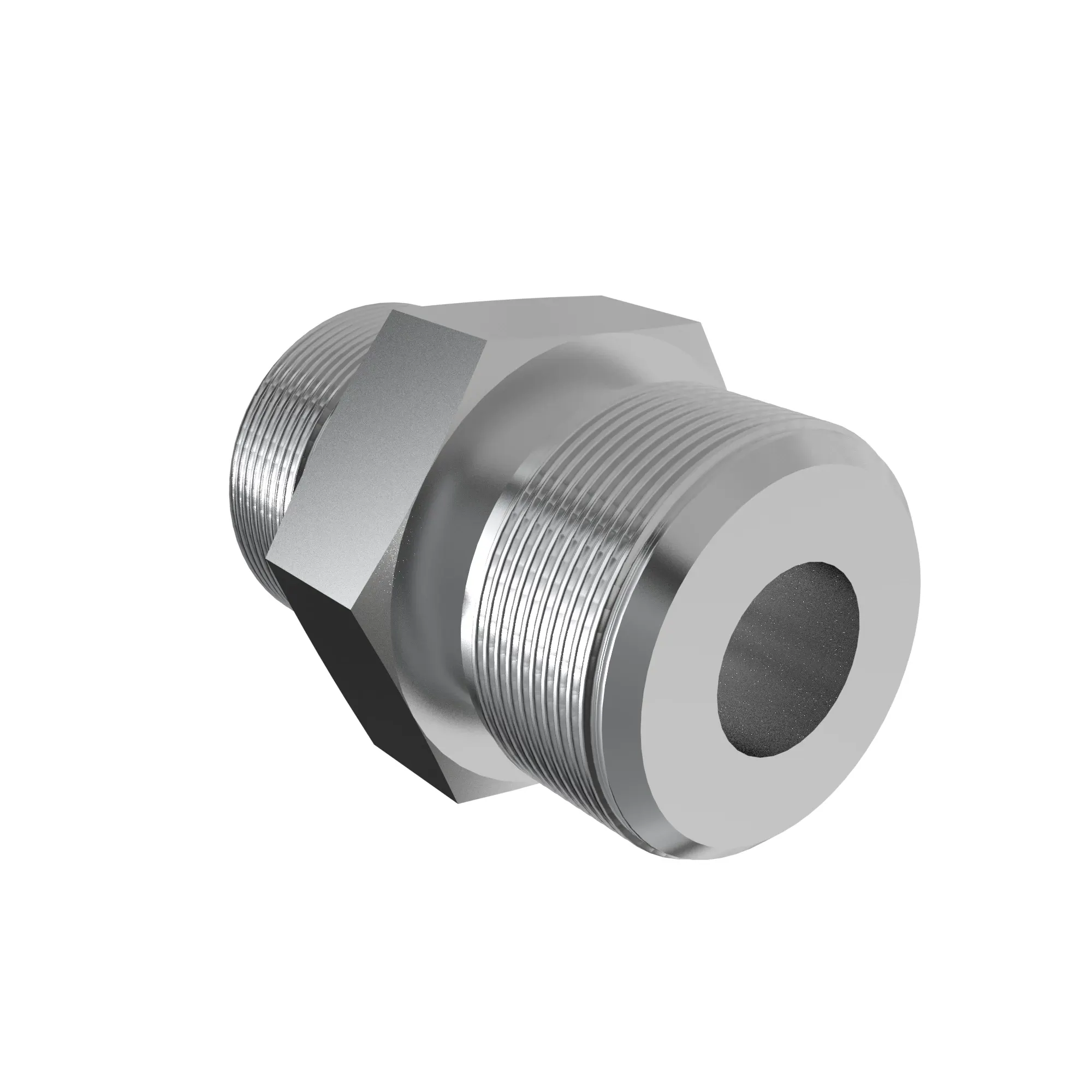STUD STRAIGHT, ORFS W/METRIC HEX