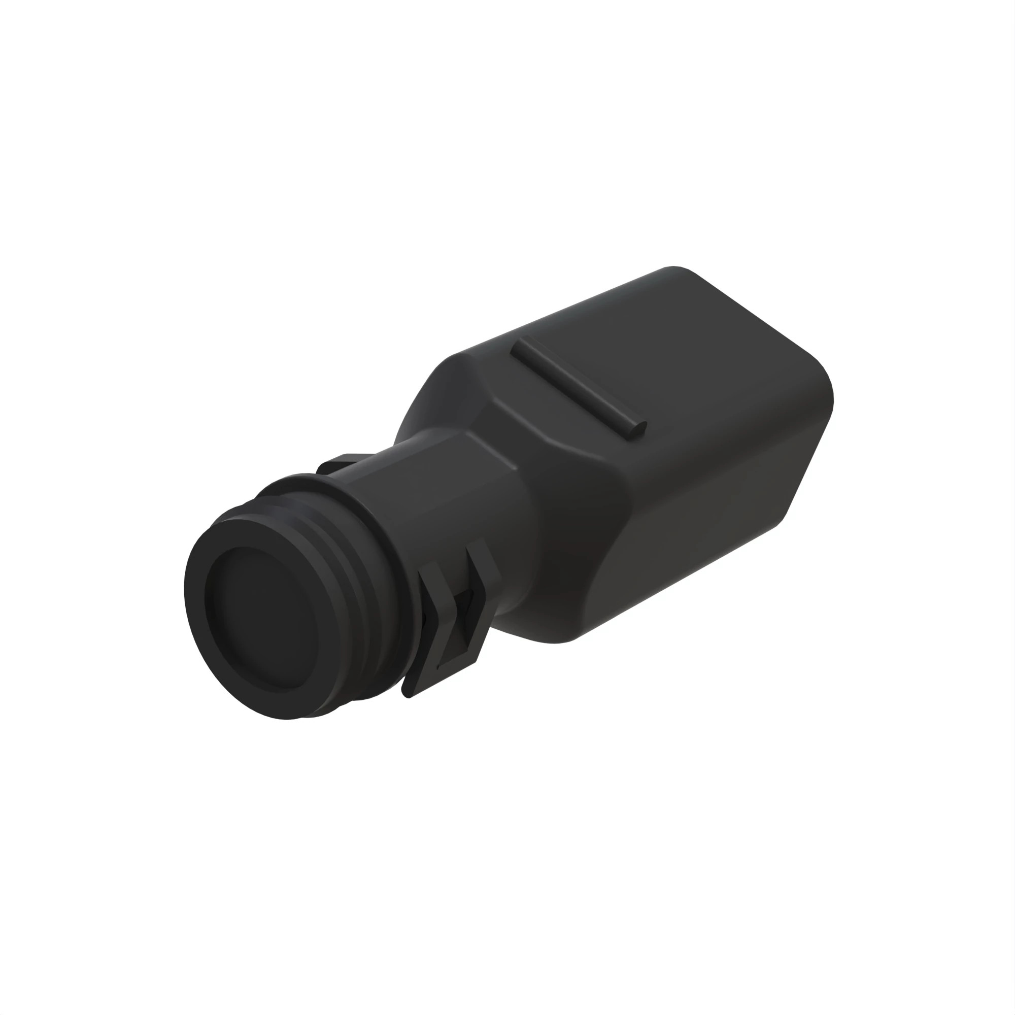 DEUTSCH DT 4W BCKSHL 180D BLK PLSTC