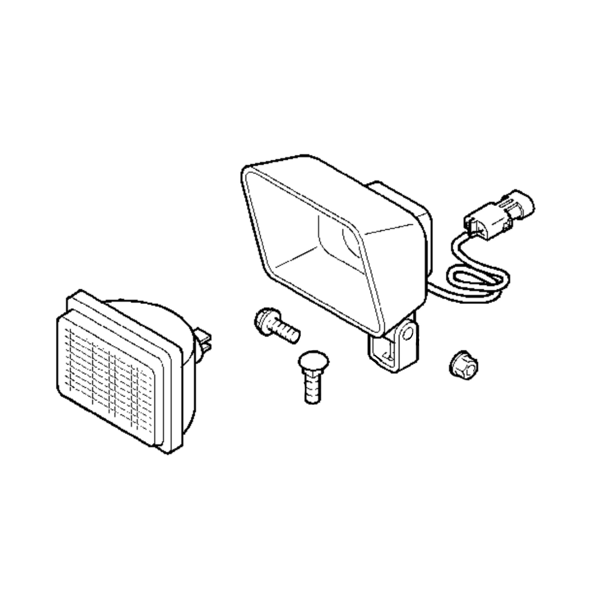 John Deere Rear Flood Lamp - AH158038