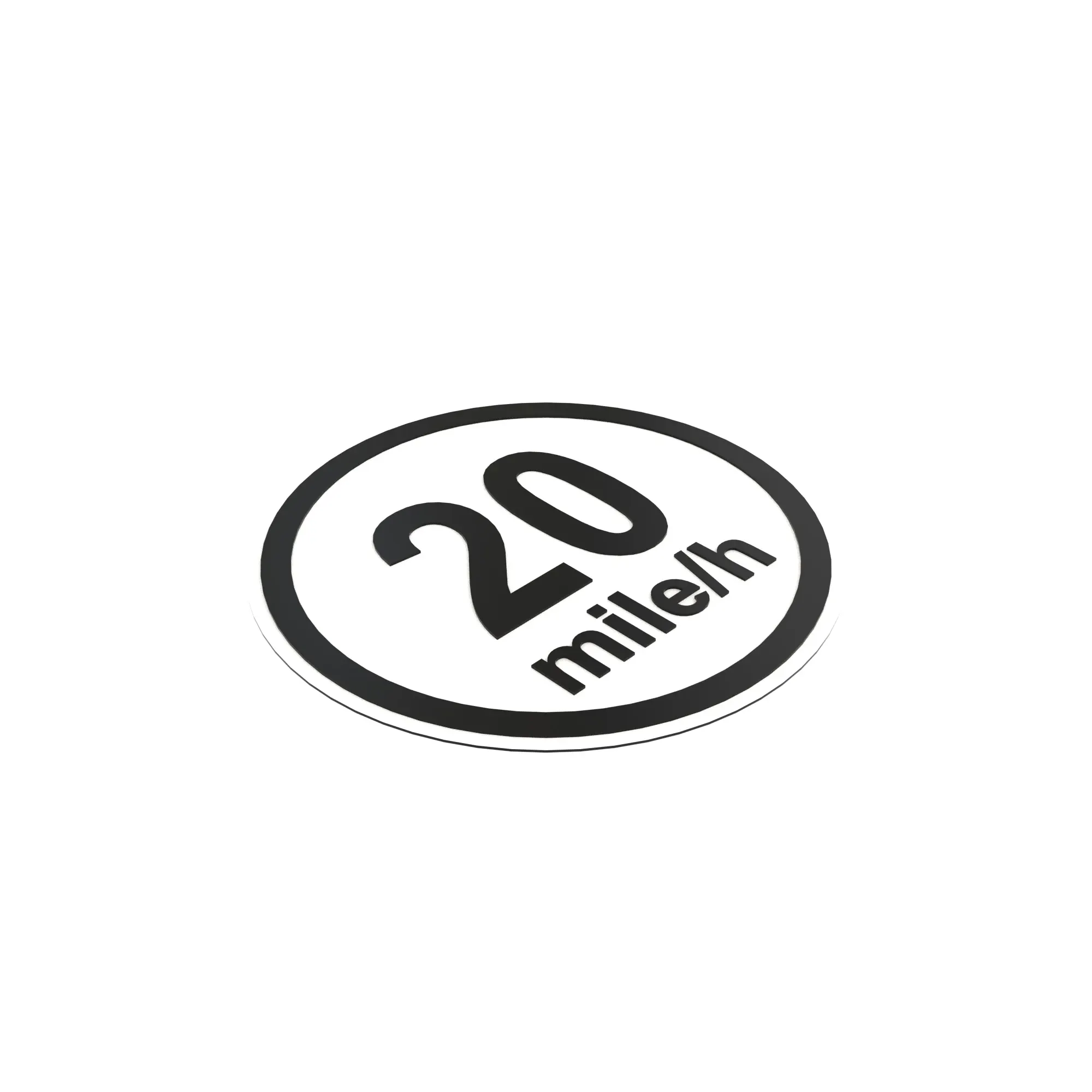 John Deere 20 MPH Label - FH340902