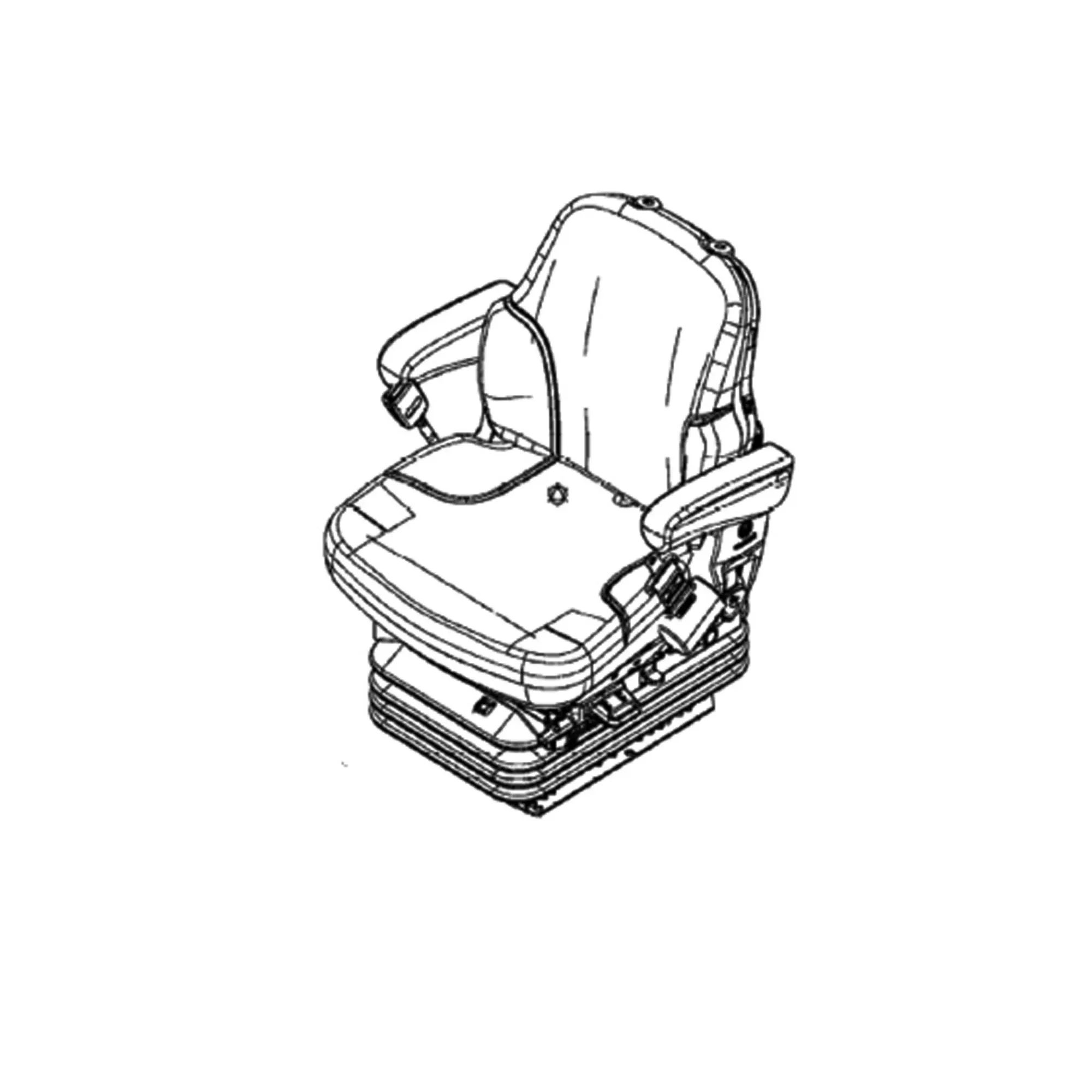 John Deere Seat Assembly - AUC10514