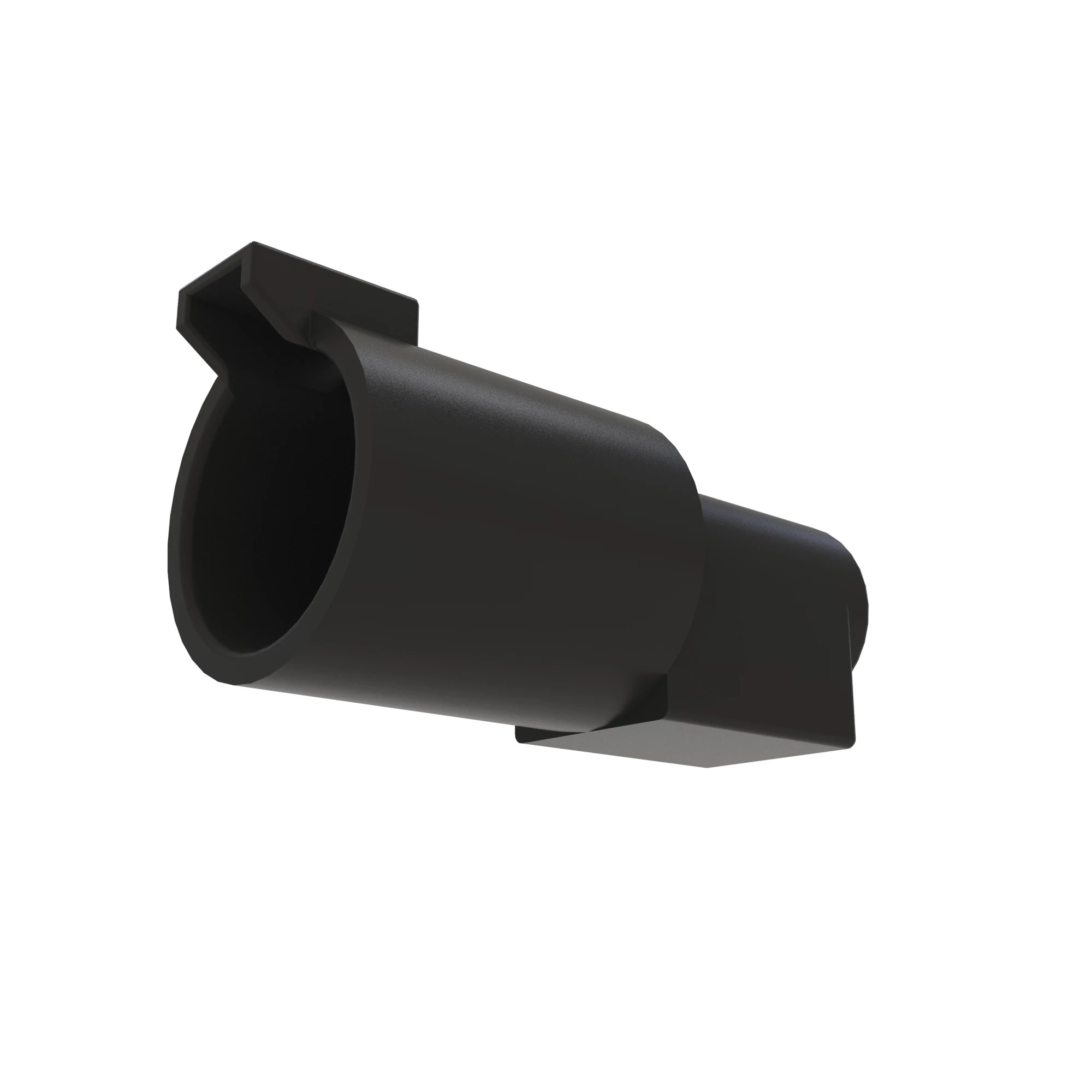 John Deere Black External Electrical Connector Terminal, 1 Cavities - 57M7758