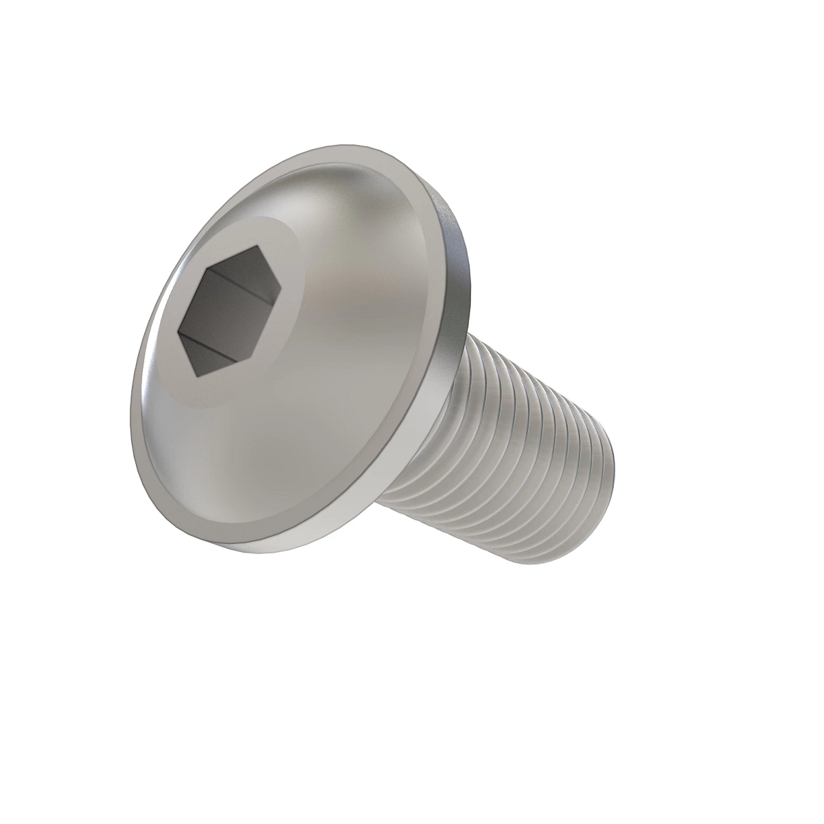 Oval HD Flgd Hex Sckt M8X1.25X2
