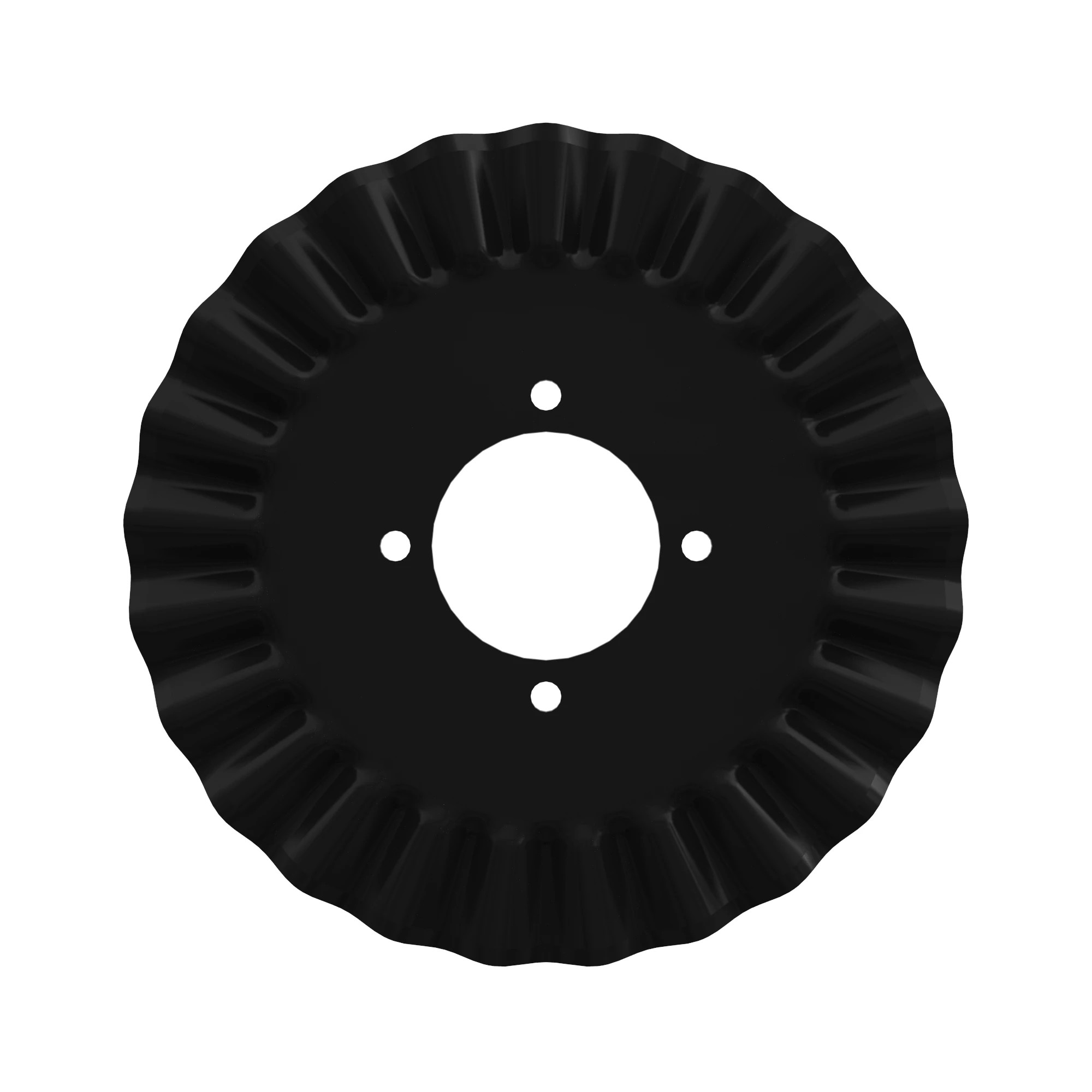 Coulter, Seeding, 14.65-in., Fluted-25, 4 Hole