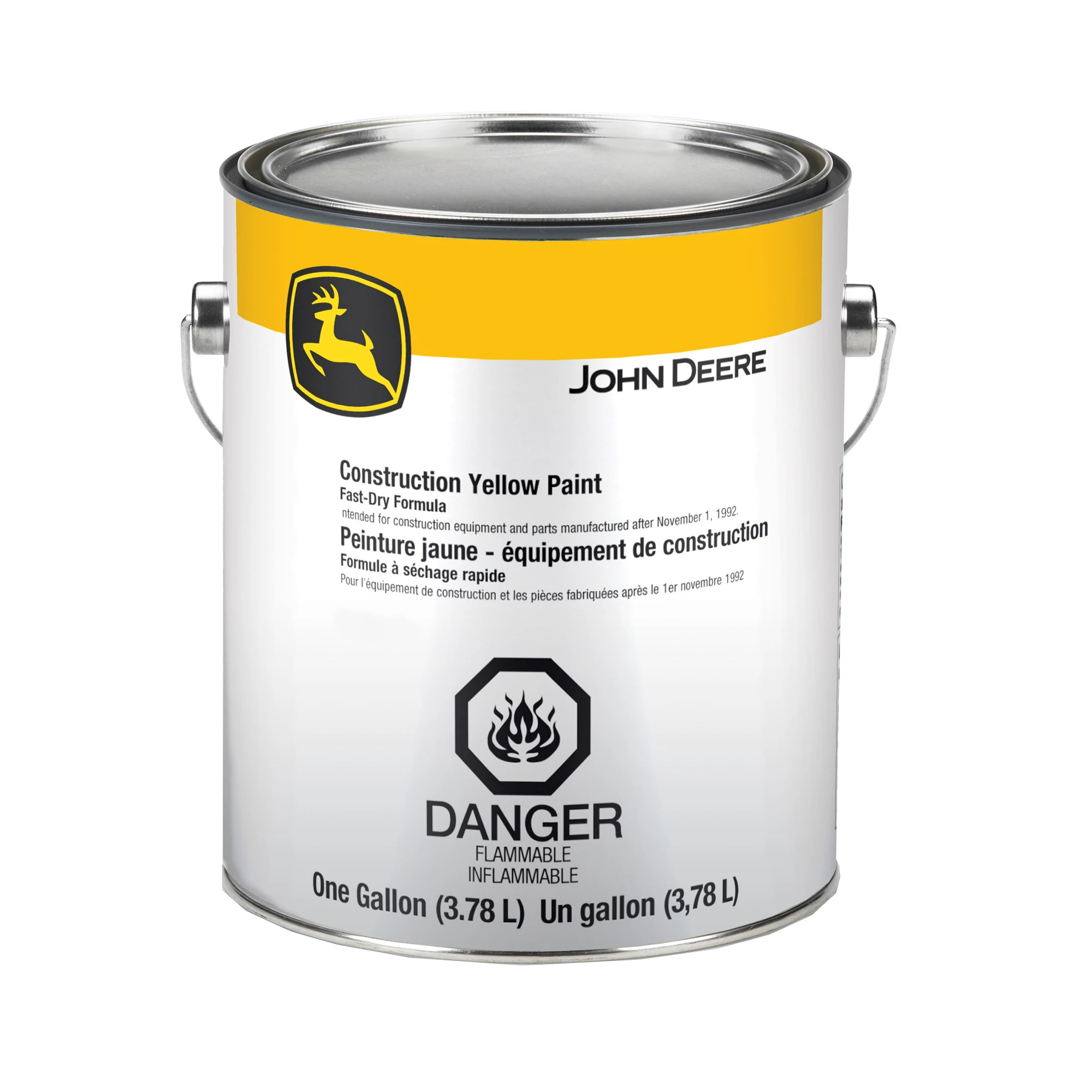John Deere Construction Yellow Paint (Low VOC), 3.78 Liter (1 Gallon) - TY25666