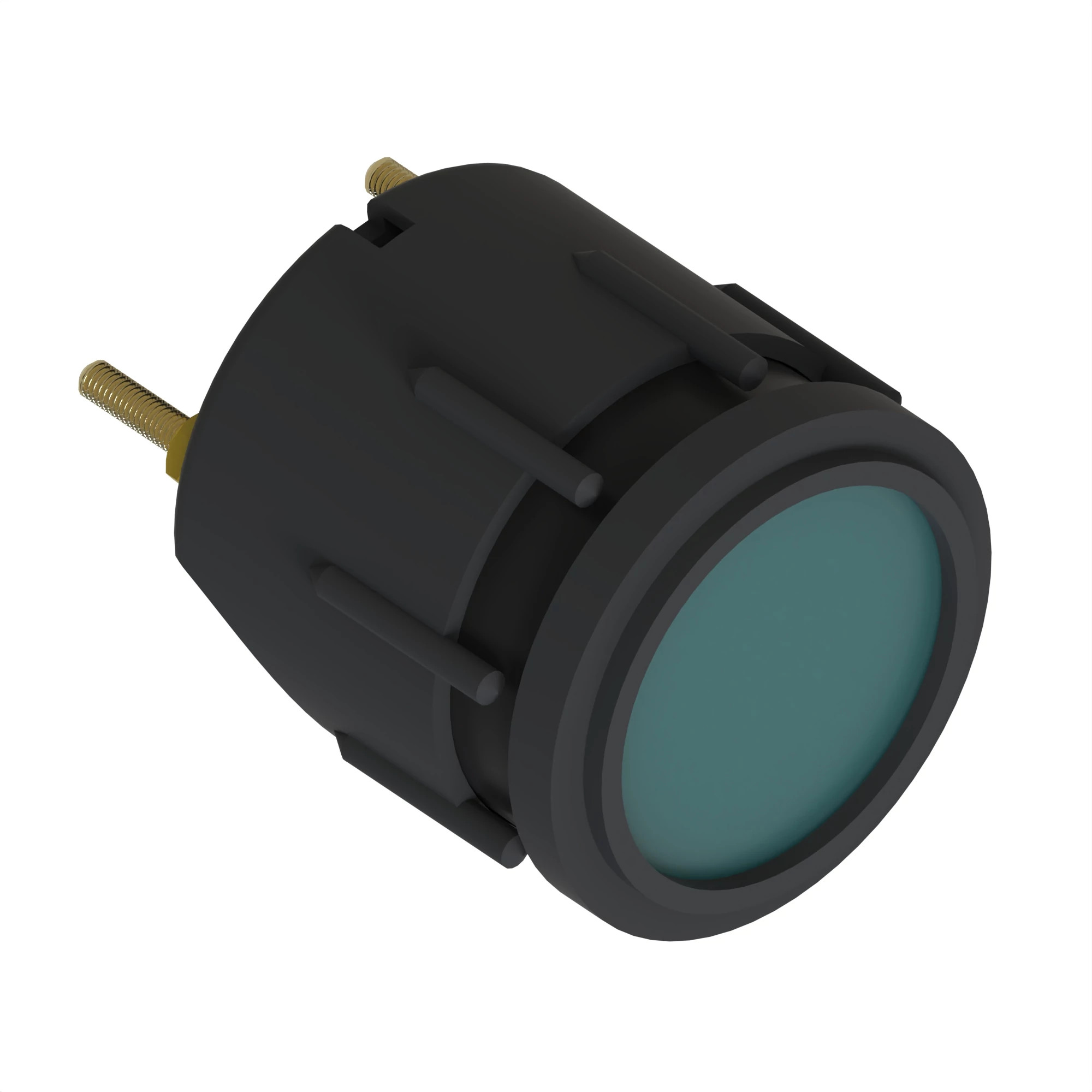 John Deere Round Case Voltmeter Gage - DZ108501