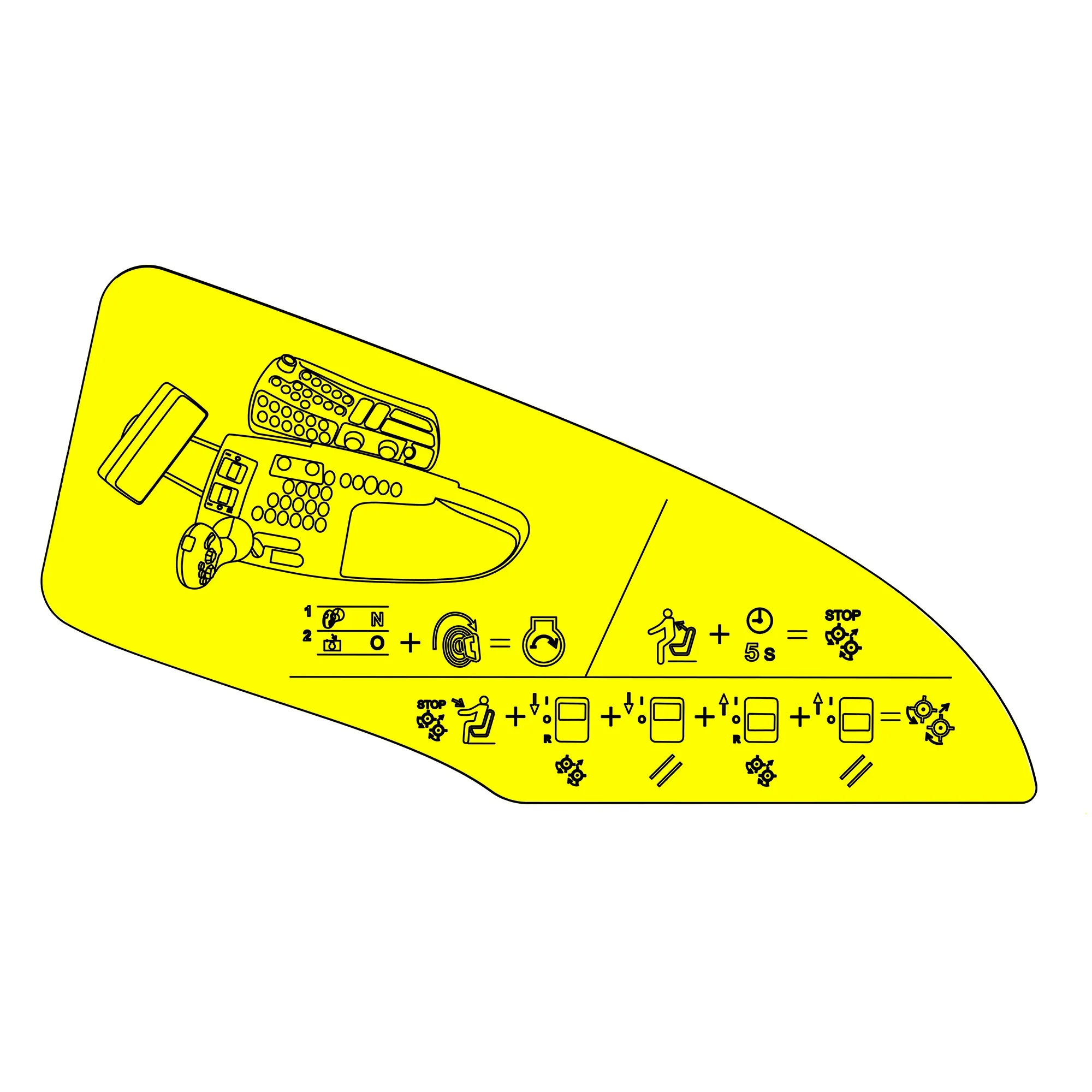 John Deere Command Cushion Label - AXE47960