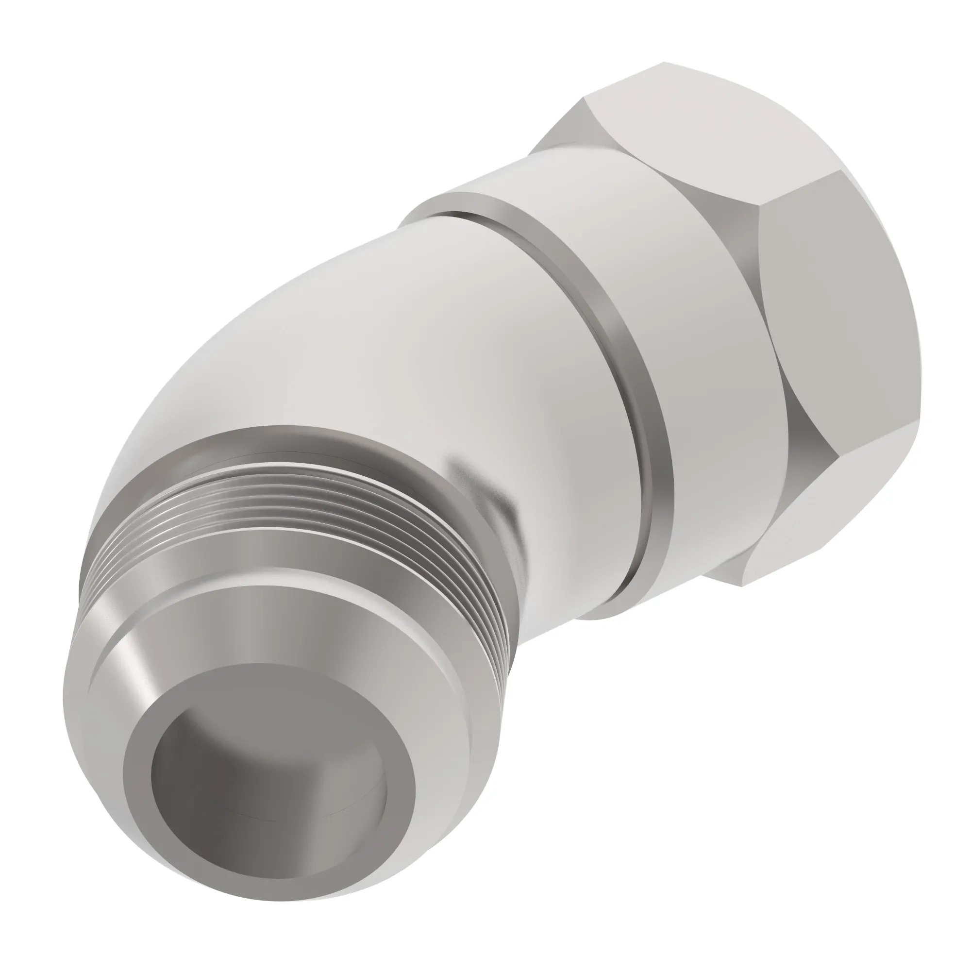 John Deere 45 Degree Swivel Elbow Fitting - AA58141