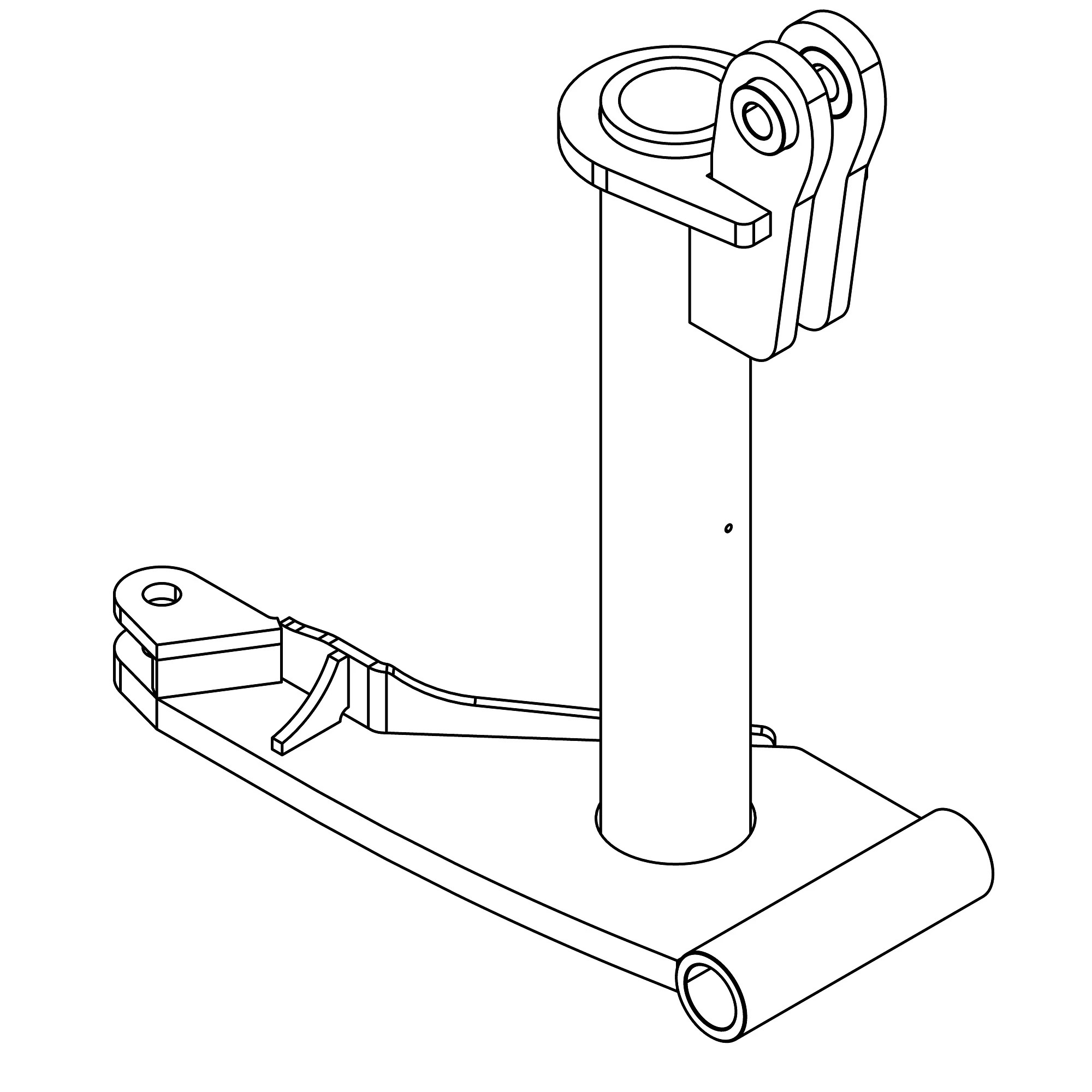 John Deere Hagie Left Side Transom Frame - 5HG167417