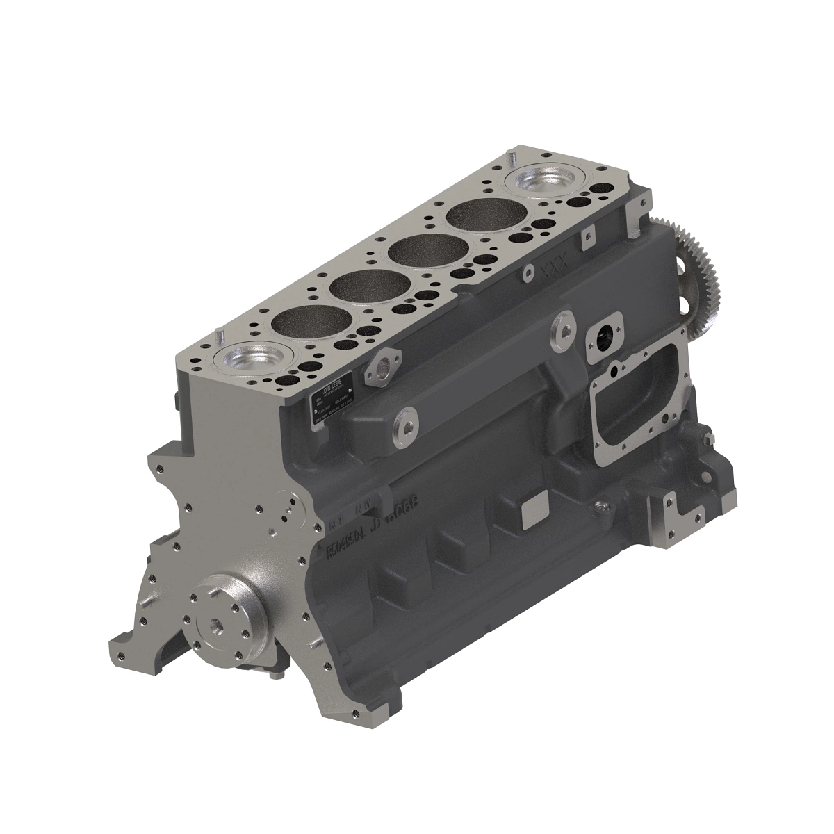 Short Block Assembly, 6068 4 Valve