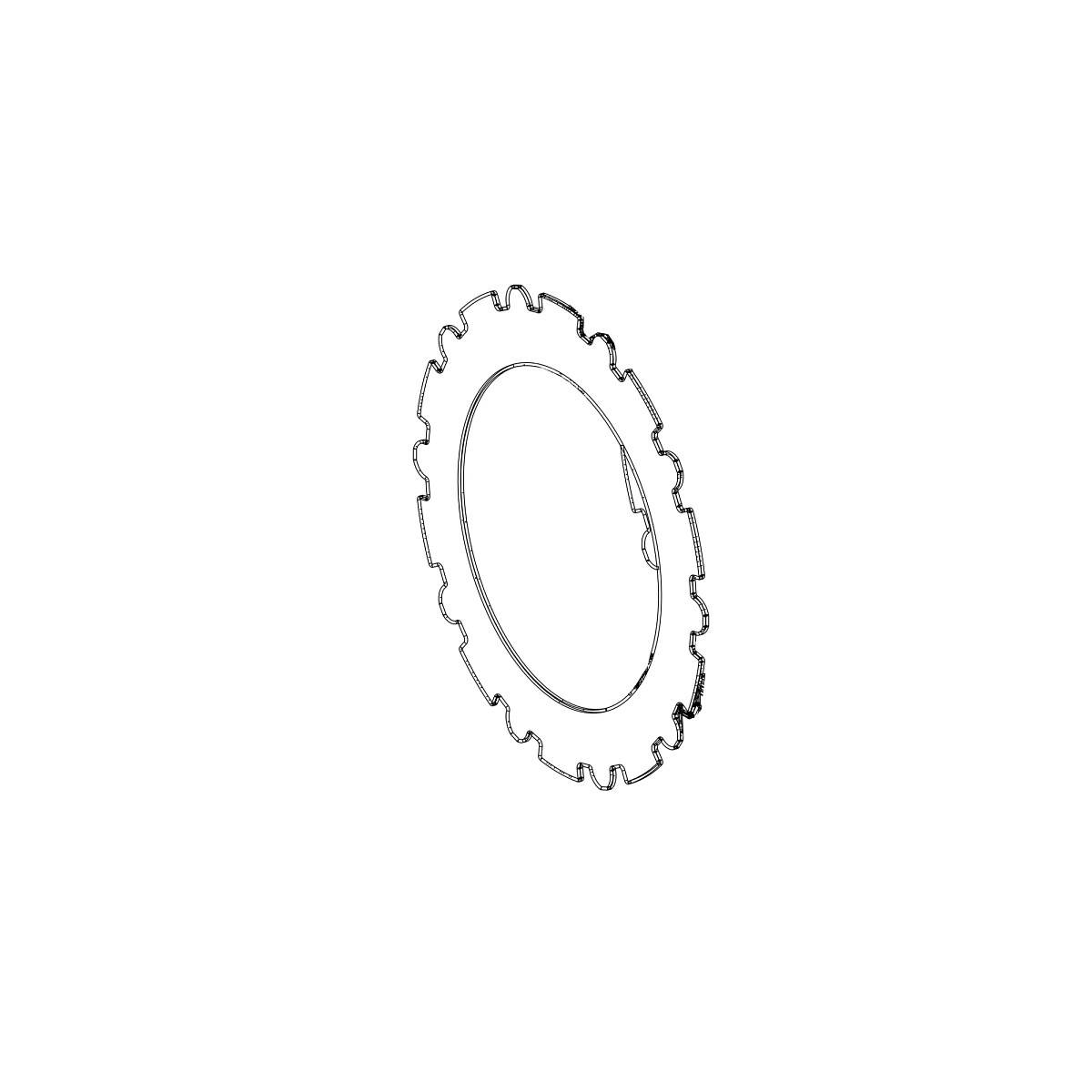 Disk With Outer Spline, Disk With O