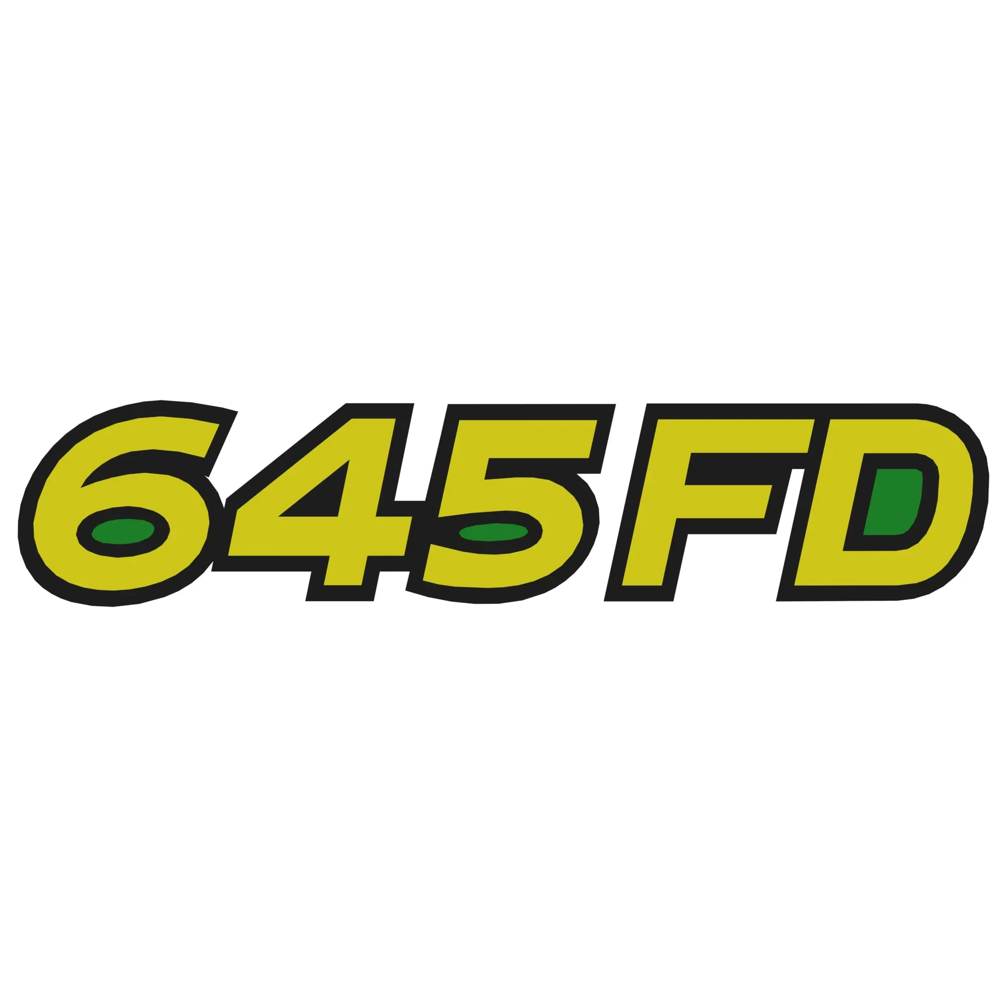 John Deere Model 645 FD Draper Label - HXE44695