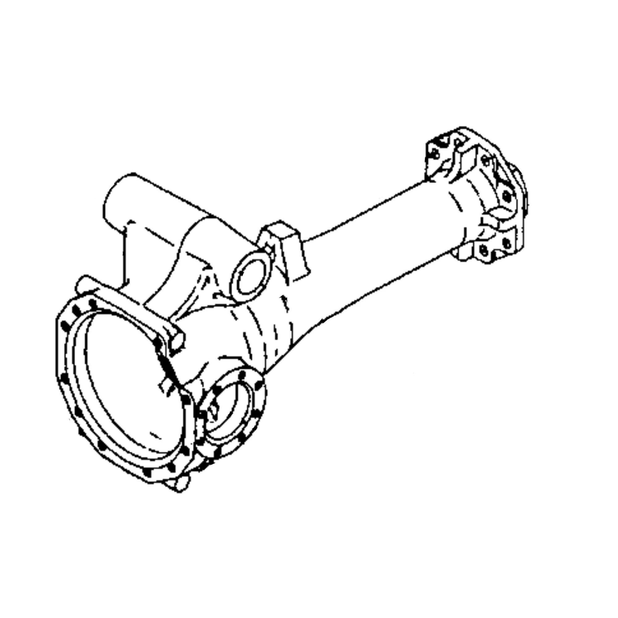 John Deere Axle Housing, Right Side - AM877140