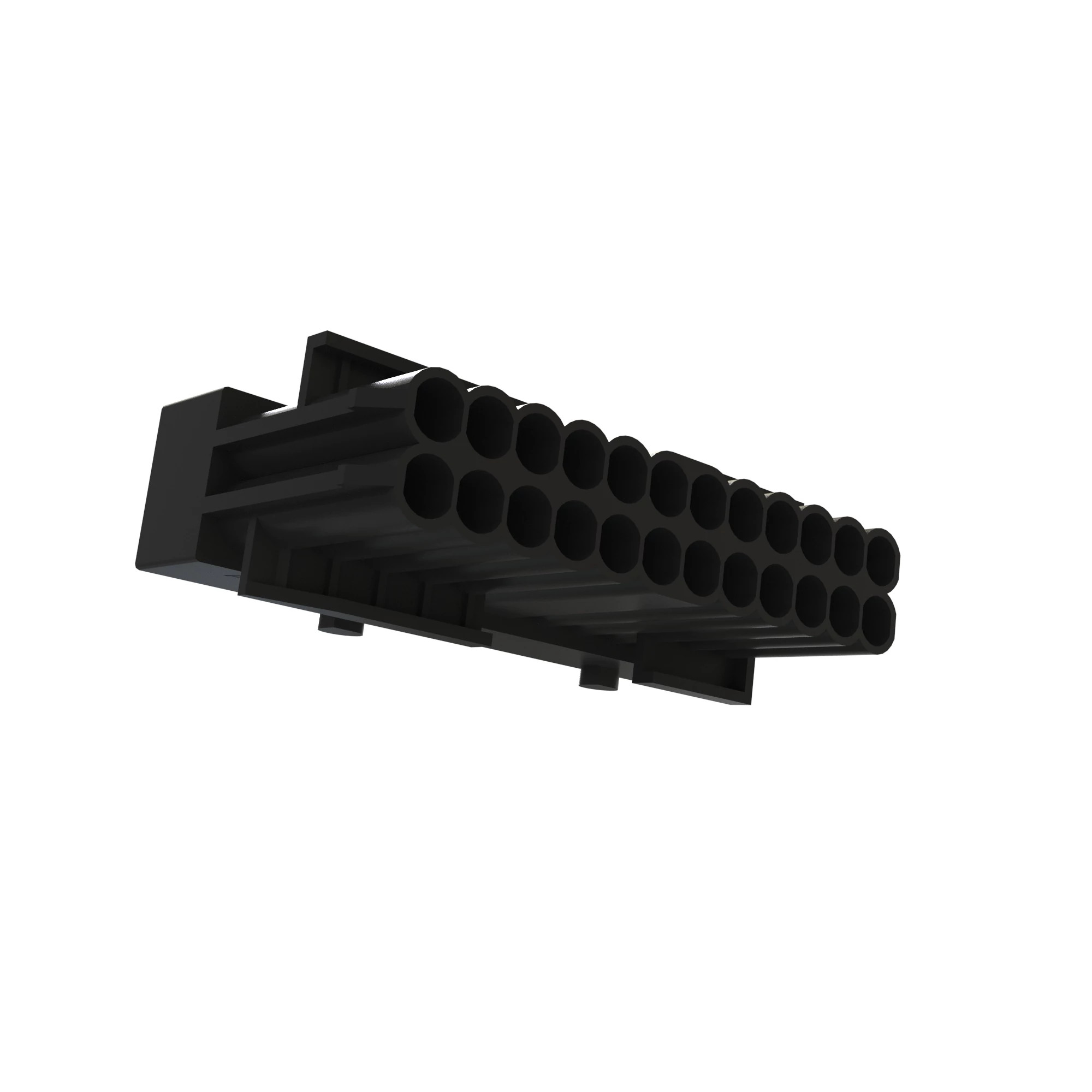 CONN TYCO JPT 24W M BLK PLSTC