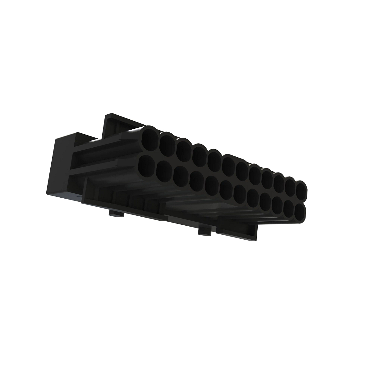 CONN TYCO JPT 24W M BLK PLSTC
