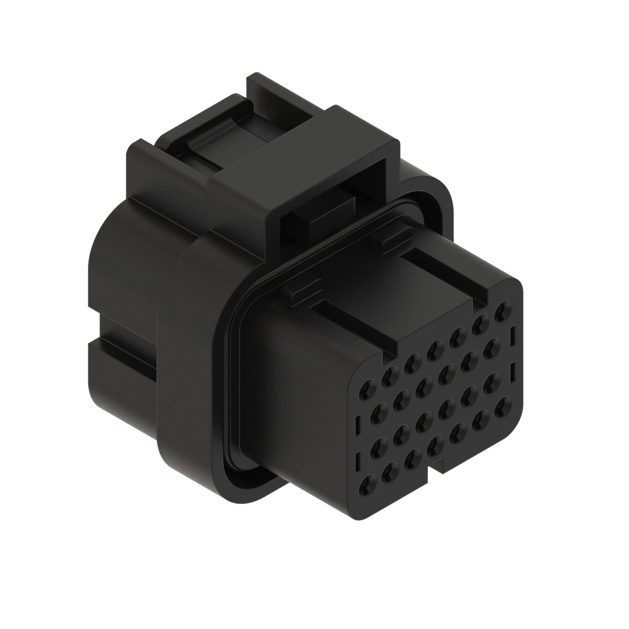 CONN TYCO SS1.0 26W MS BLK PLSTC