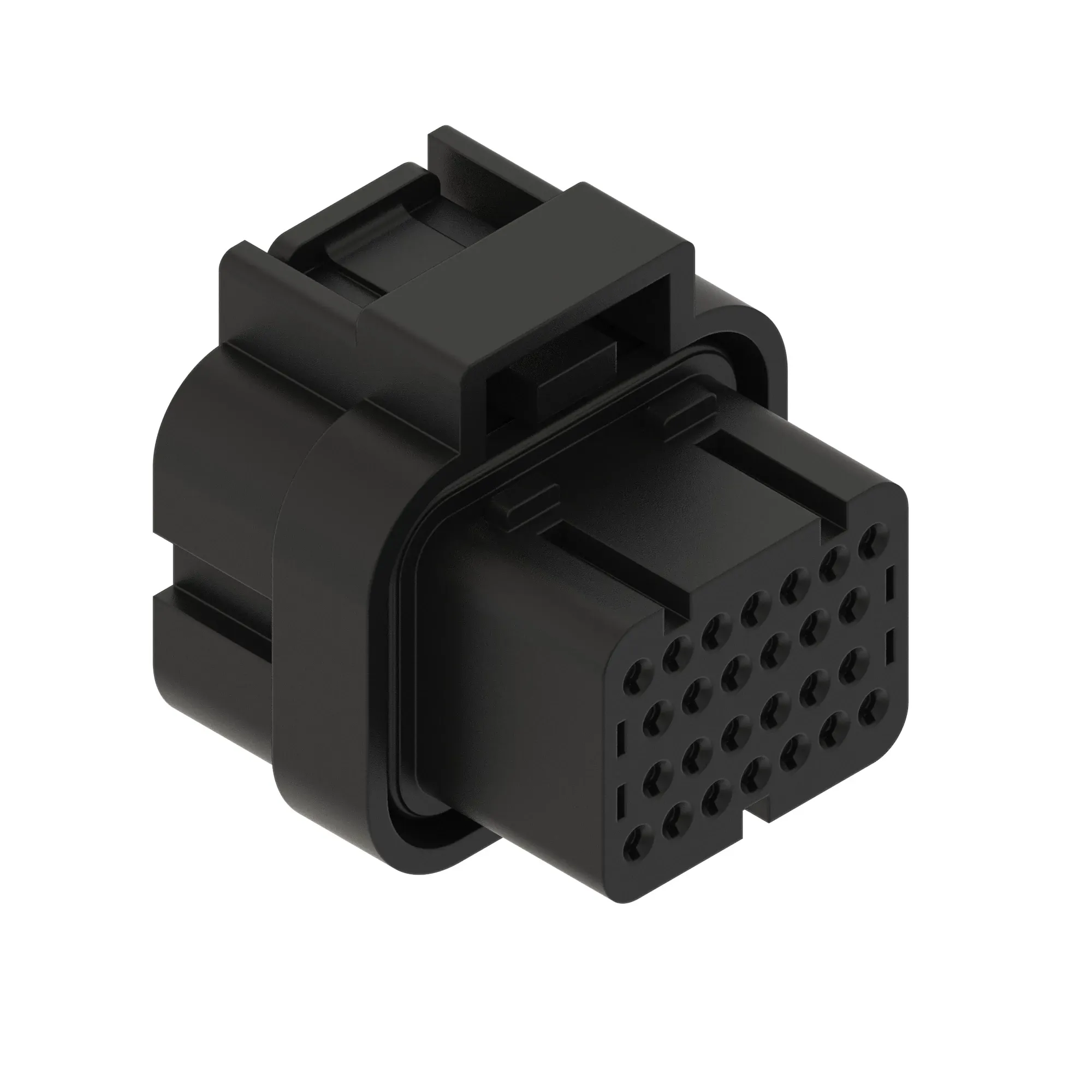 Conn Tyco SS1.0 26W Ms Blk Plstc