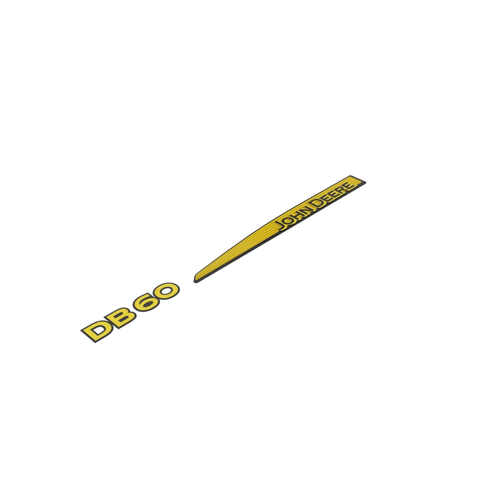 John Deere Label, DB60, Left Side - A100123