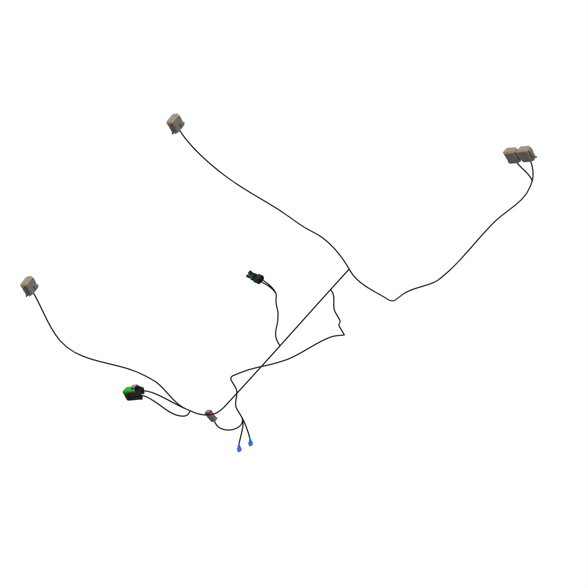 John Deere 60 Amp Rear Power Socket Wiring Harness - AL224962