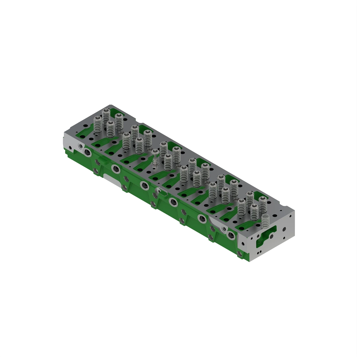 Cylinder Head, Assembly With Valves
