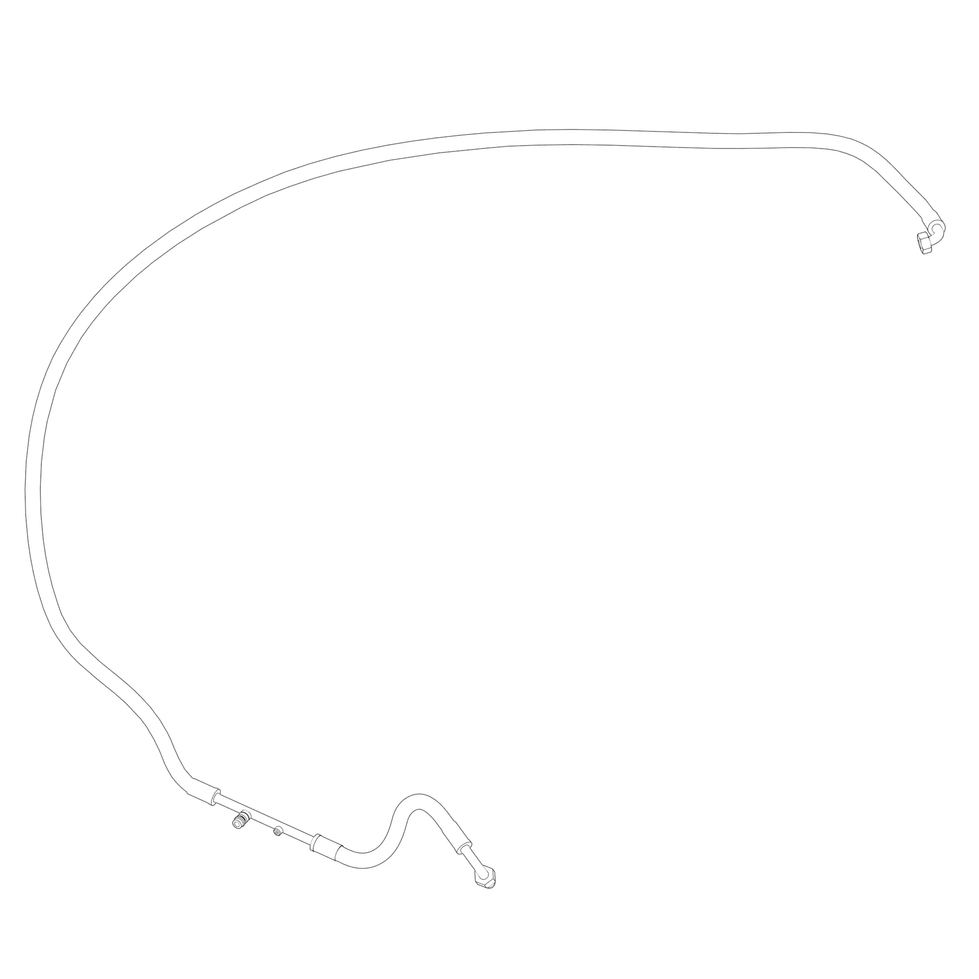 John Deere Compressor Outlet Hose - AN373597