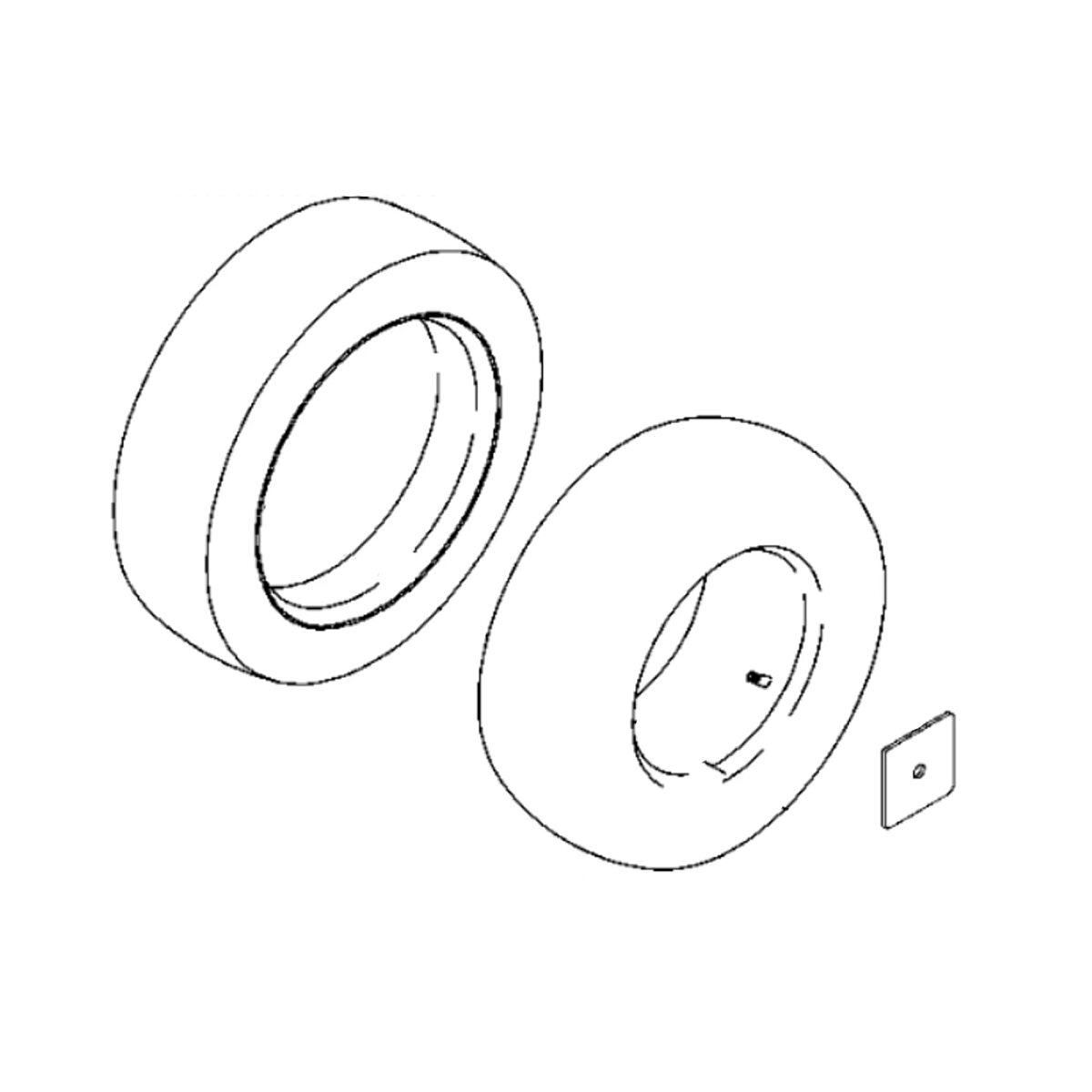 John Deere Tire and Tube Kit, 26 X 9 X 14.5 - AW33092