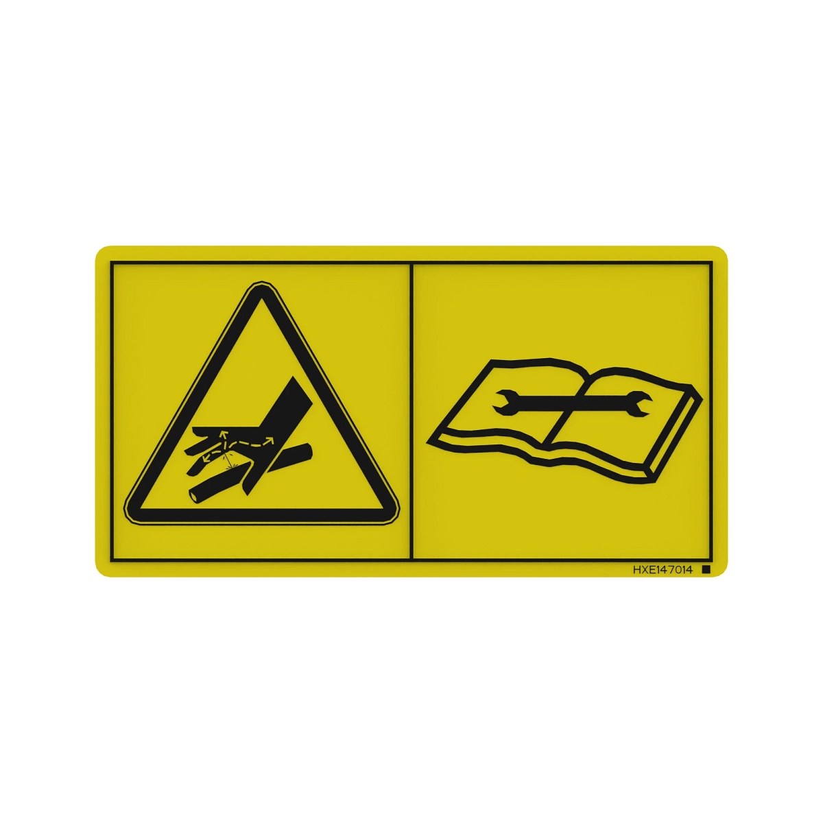 John Deere Hydraulic Label - HXE147014