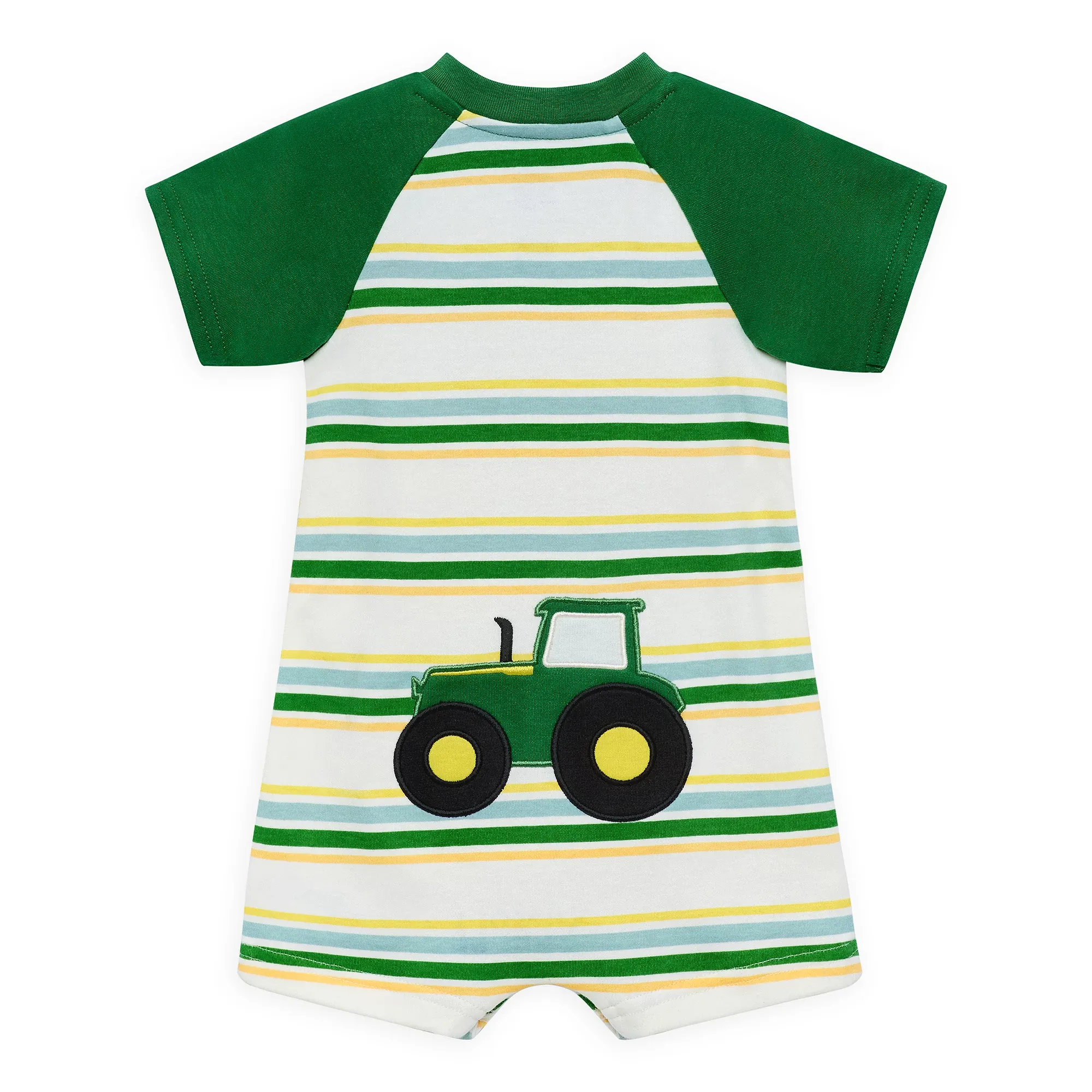 Infants Tractor Stripe Romper