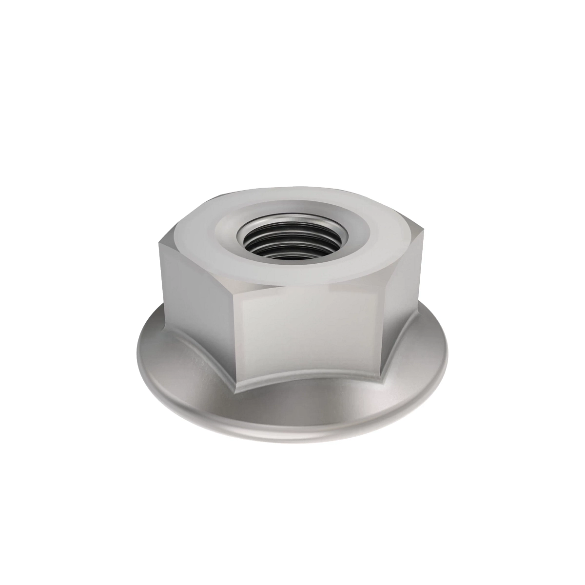 3/8UNC Hex Nut, Nyloc Ss