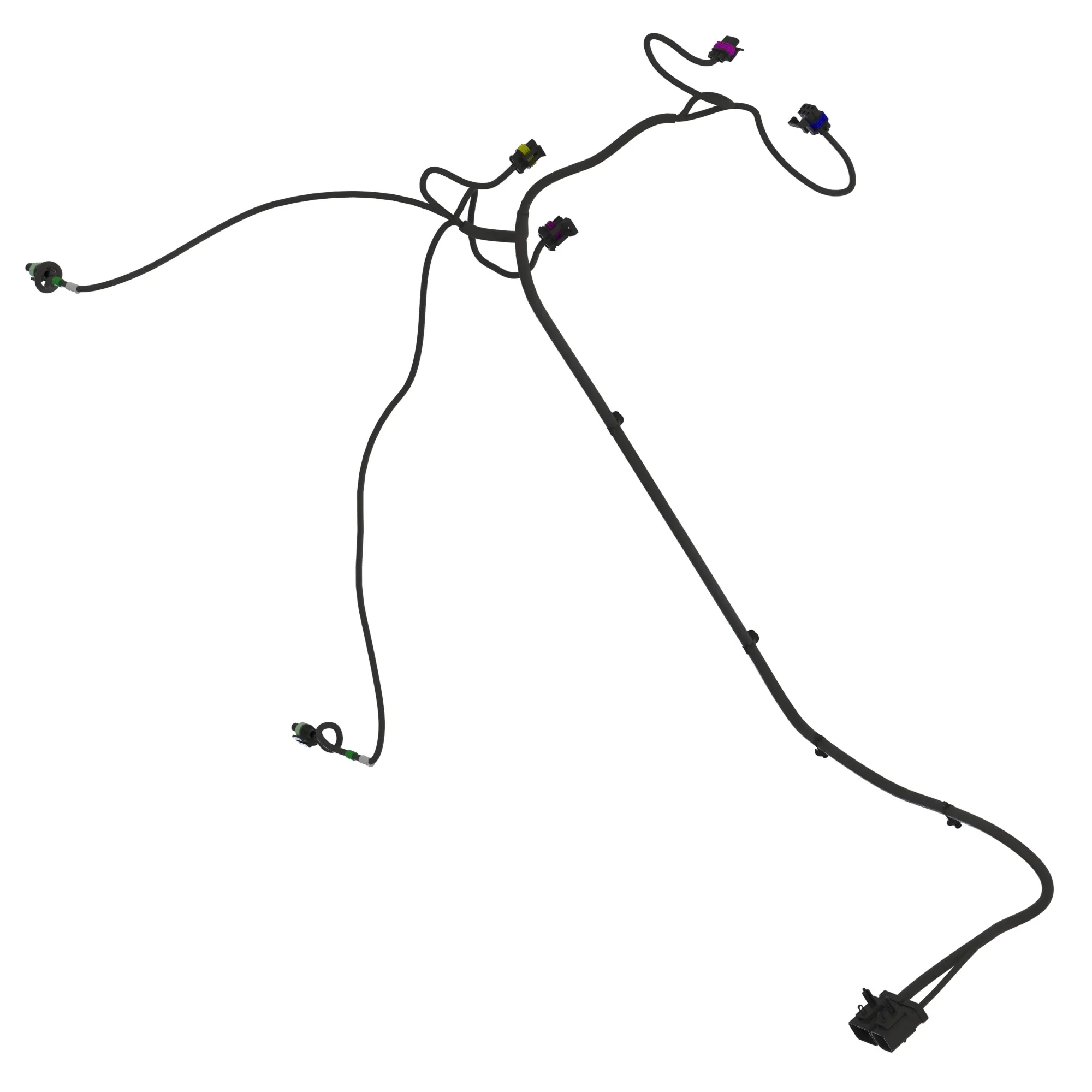 John Deere Left Side Rear Fender Harness - TA31232