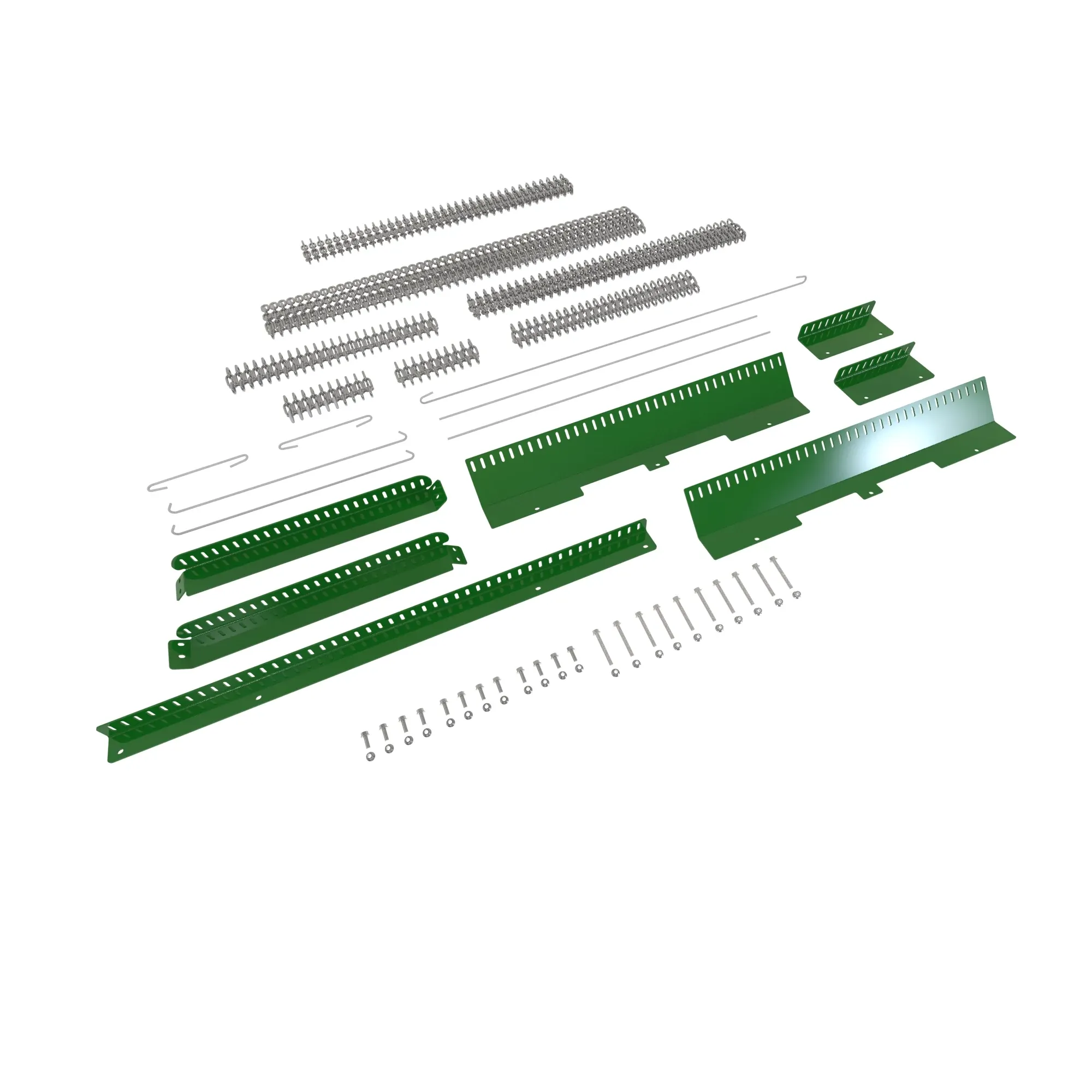 John Deere Double Row Rear Shield Attachment, 20 ft - BE32788