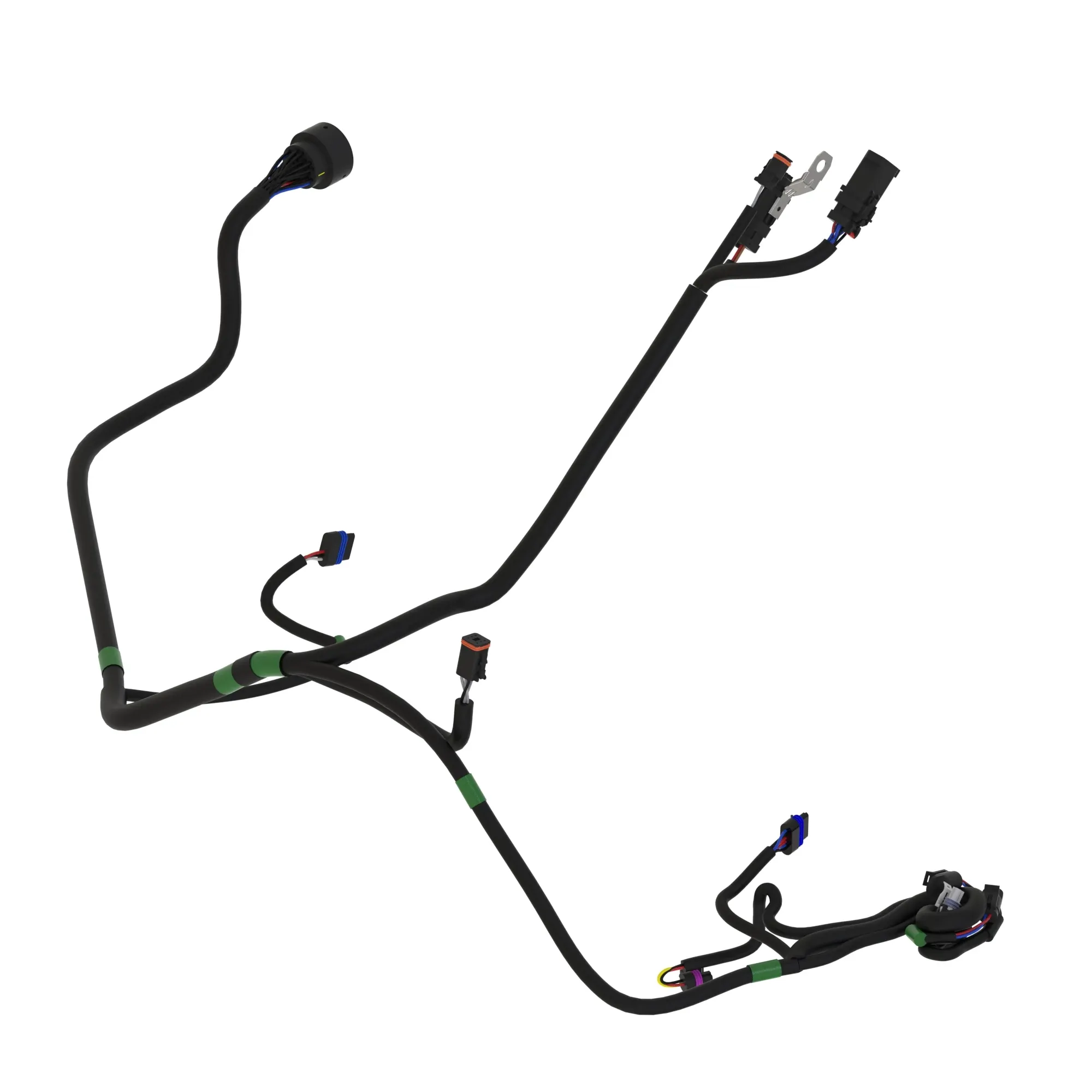 John Deere Steering Column Front Console Wiring Harness - AT513726