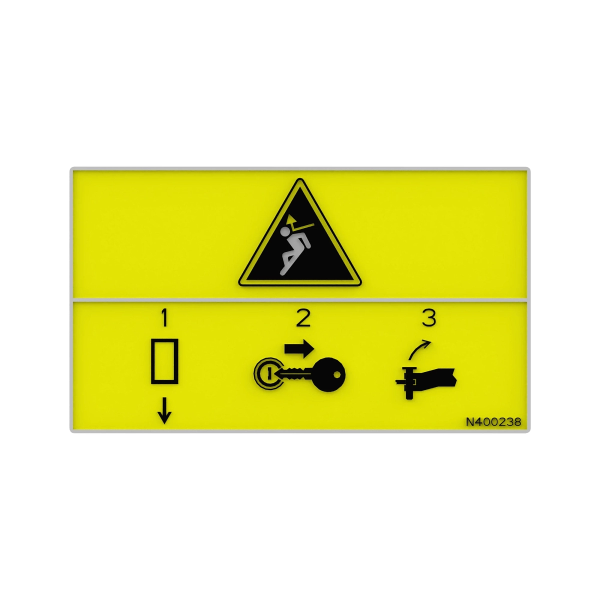 Safety Sign, Hitch Whip Warning