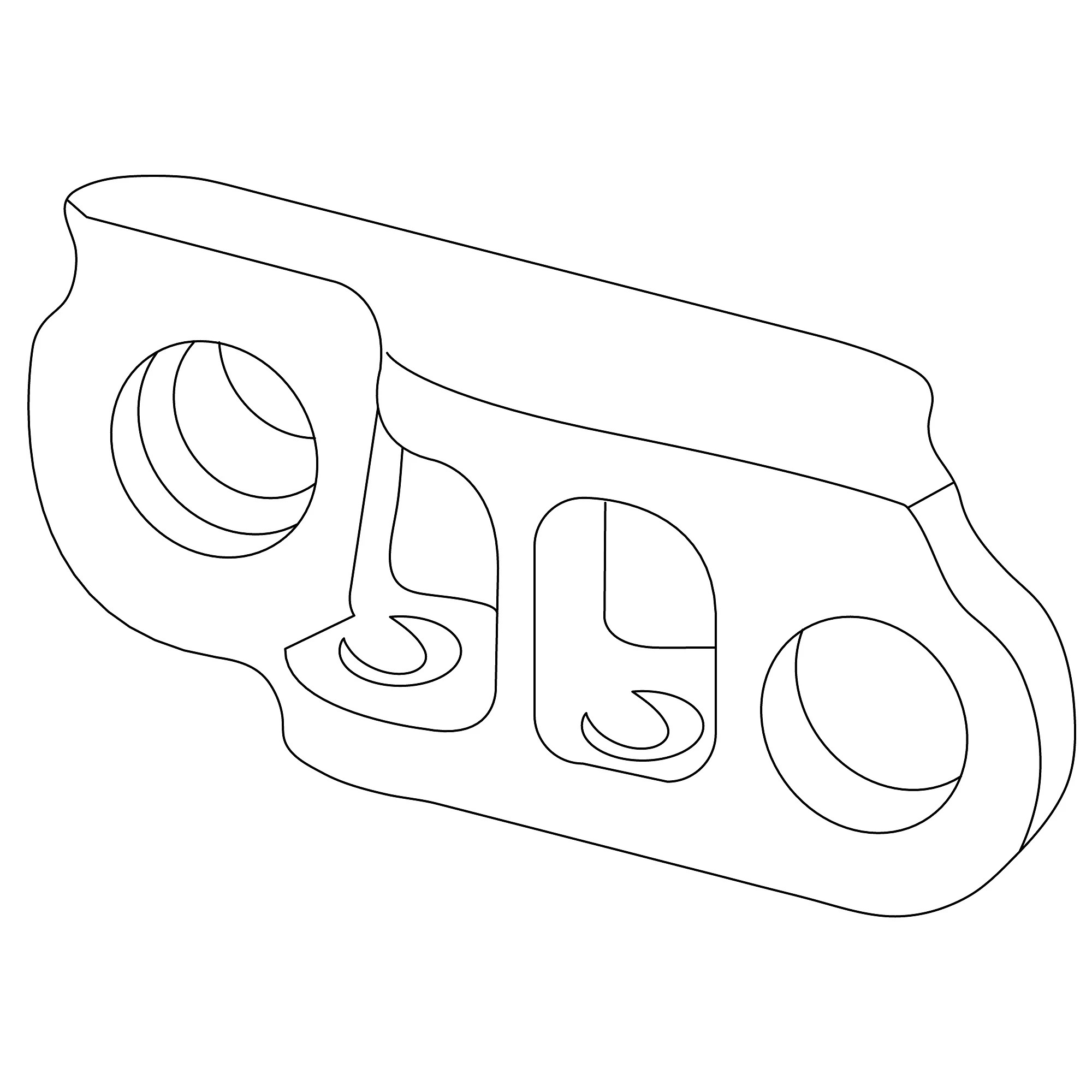 John Deere Track Link, Left Half - 843024800