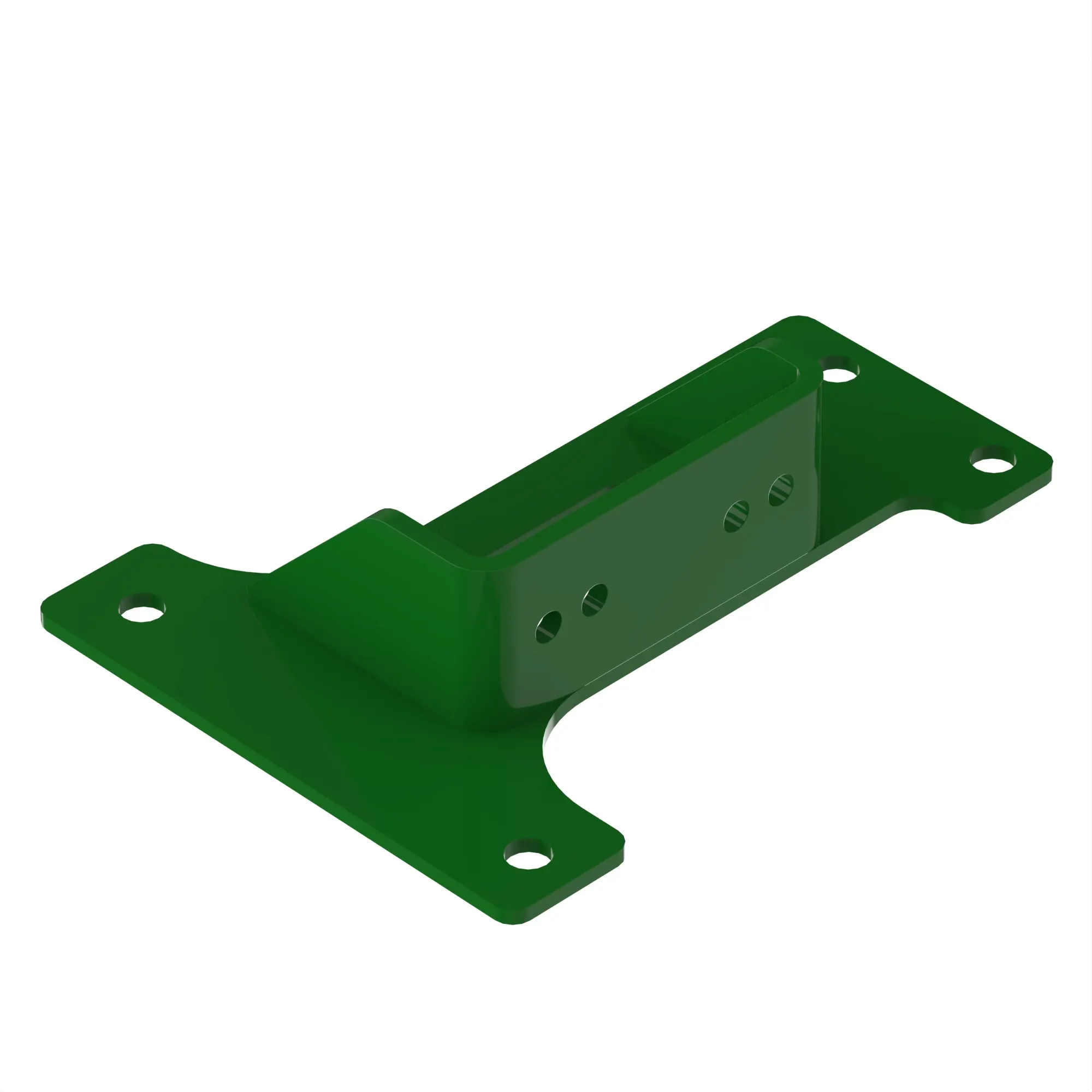 John Deere Front Feed Roll Downstop Bracket, Right Side - AXE44528