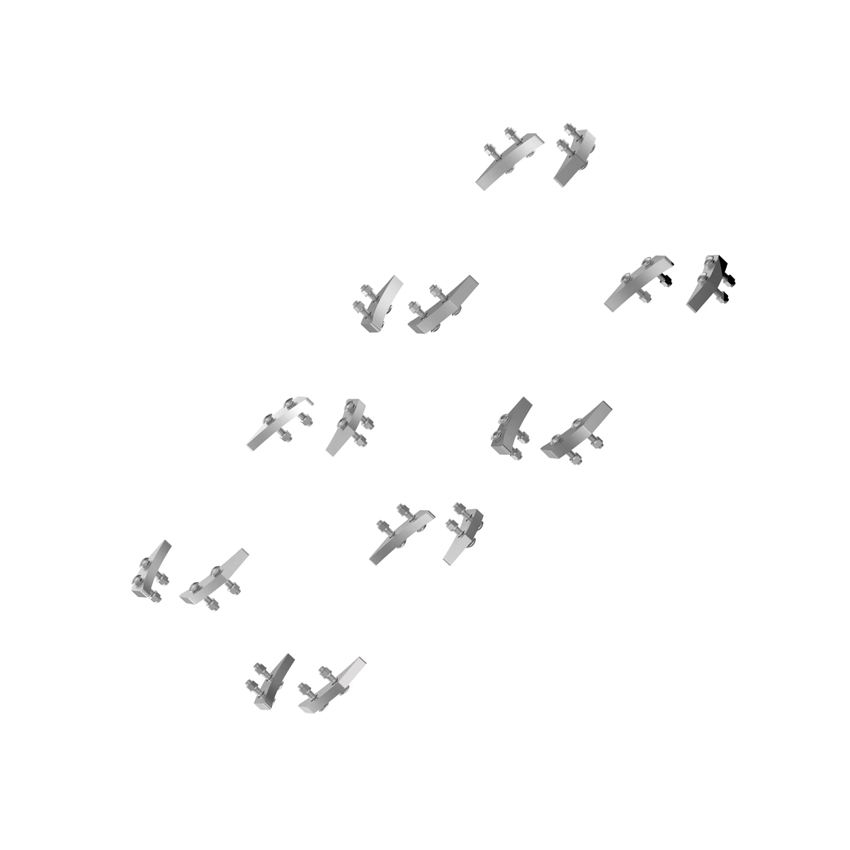 John Deere Hi-Crop Wheel Spacer Kit, 64 inch (1625.6 mm) - SJ11470