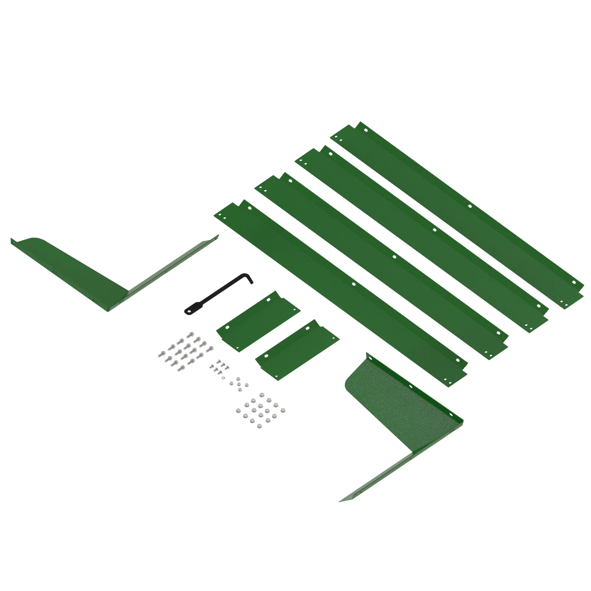 John Deere Back Sheet Deflectors Platform Kit - KXE10338