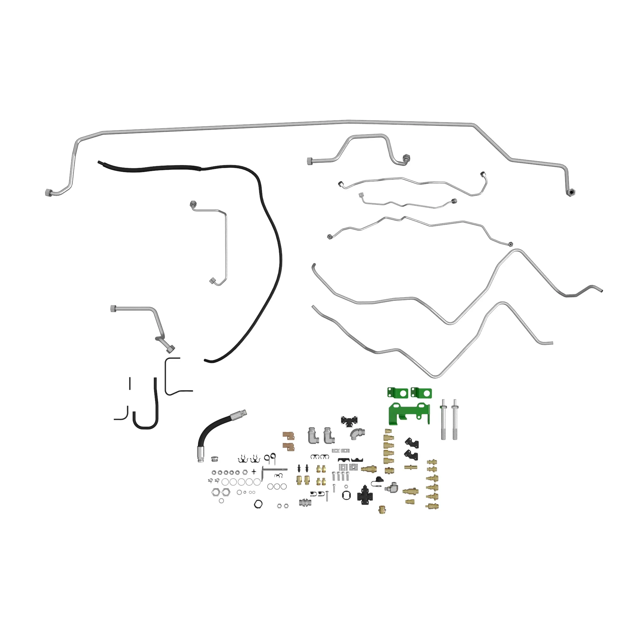 BL16621; Brake Line; Brake Line for Supply and Bleeding plus Bracket; MHM1894; 8751