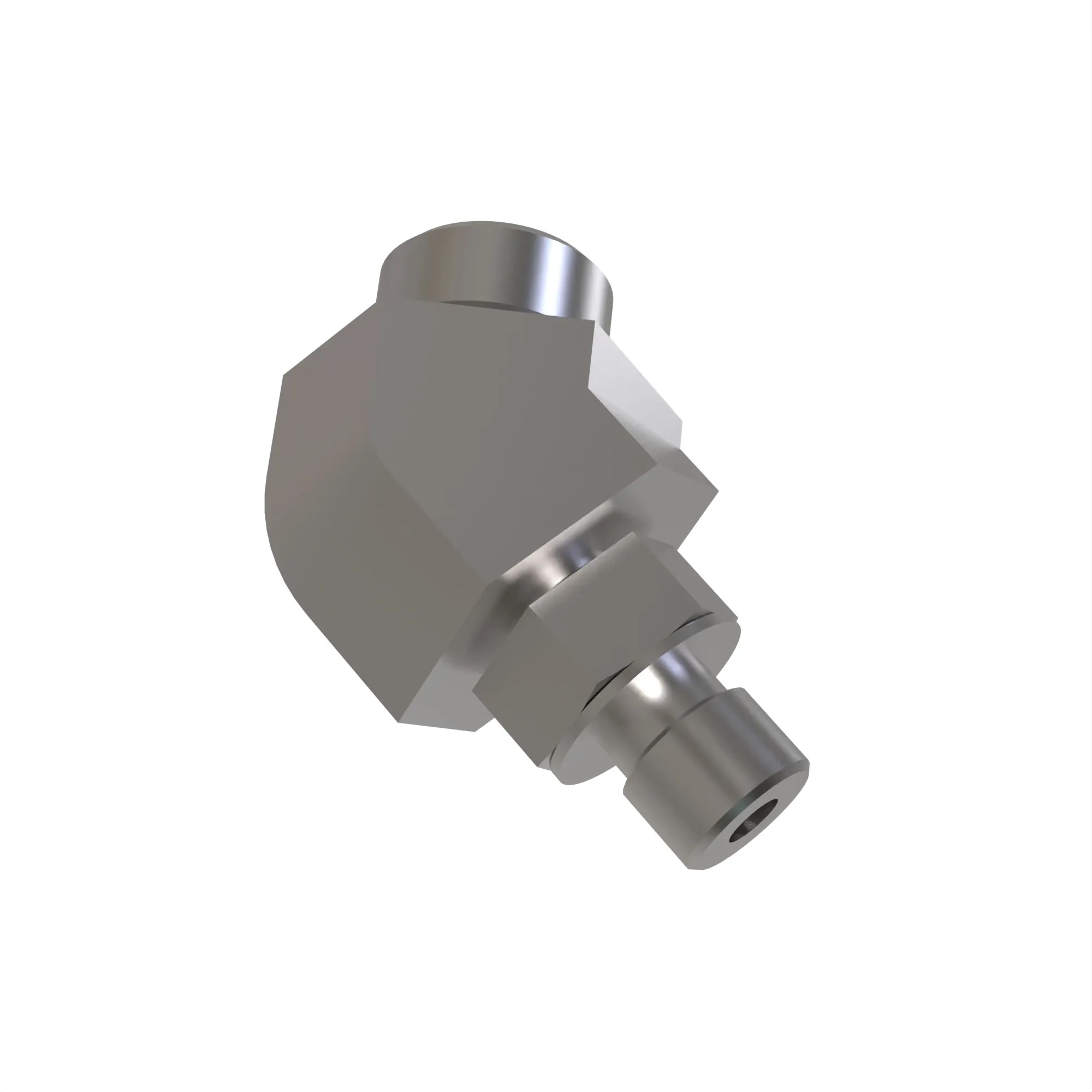 John Deere 45 Degree Straight Thread Elbow Fitting - 38H1564