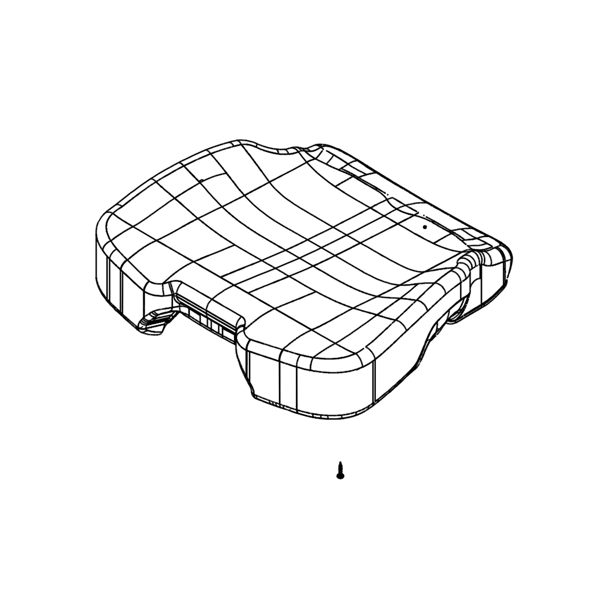 John Deere Seat Bottom Cushion - AL210474