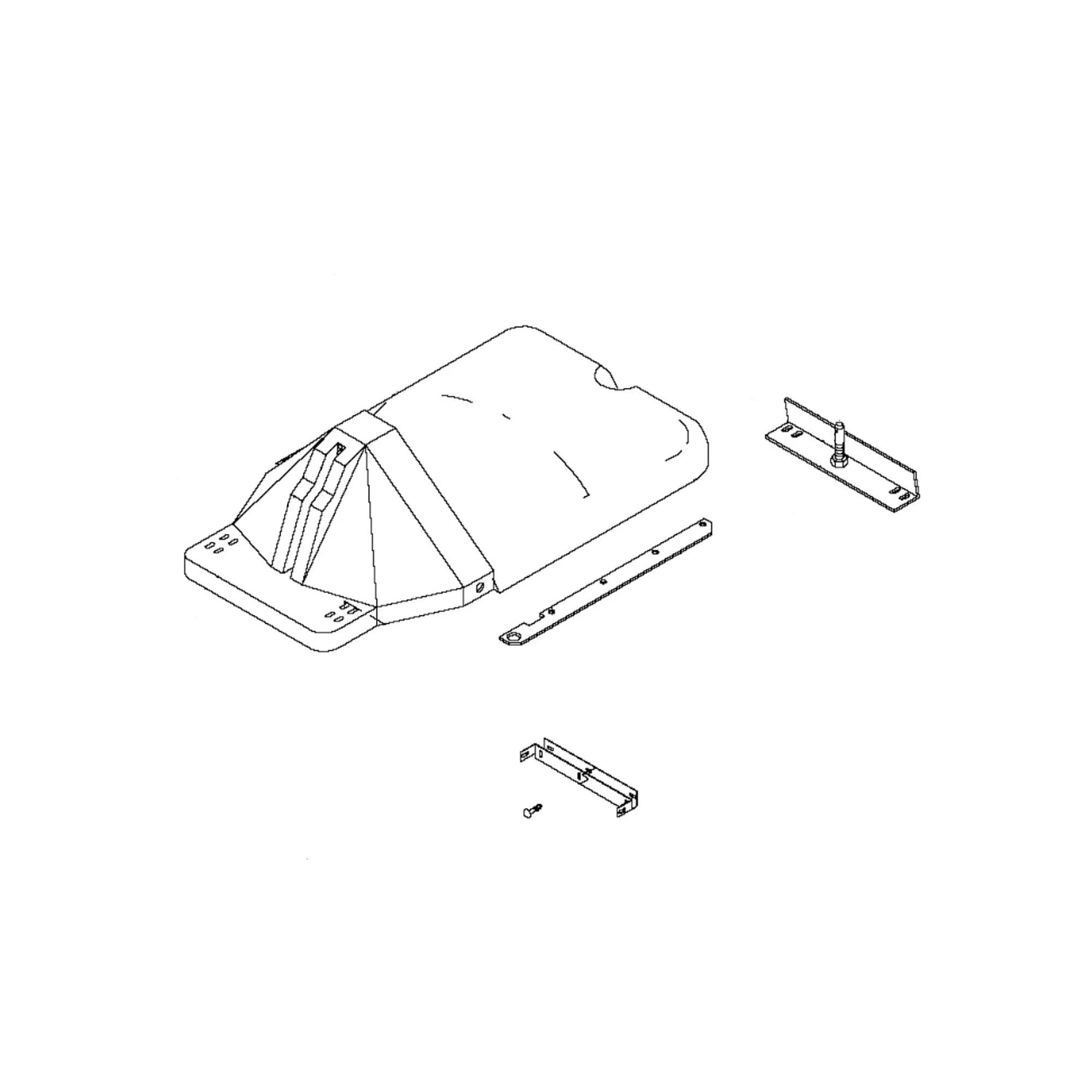 John Deere Perma-Glide™ Center Cover - AH159909